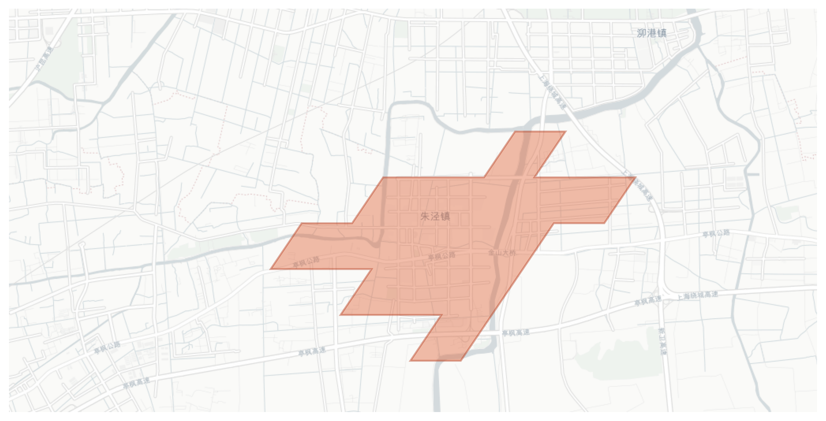 Zhujing geographic map