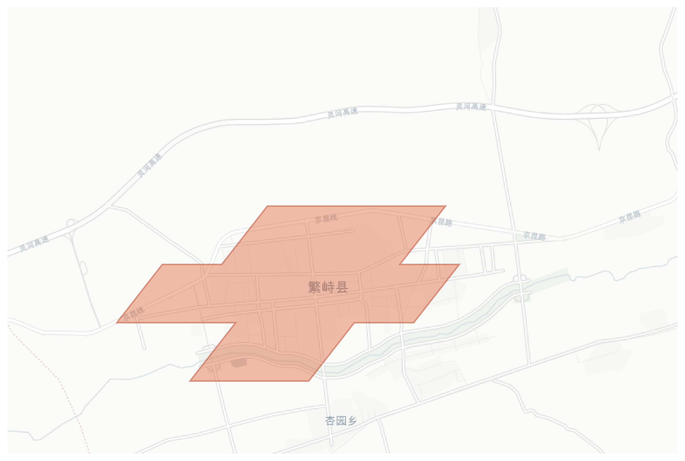 Fanshi geographic map