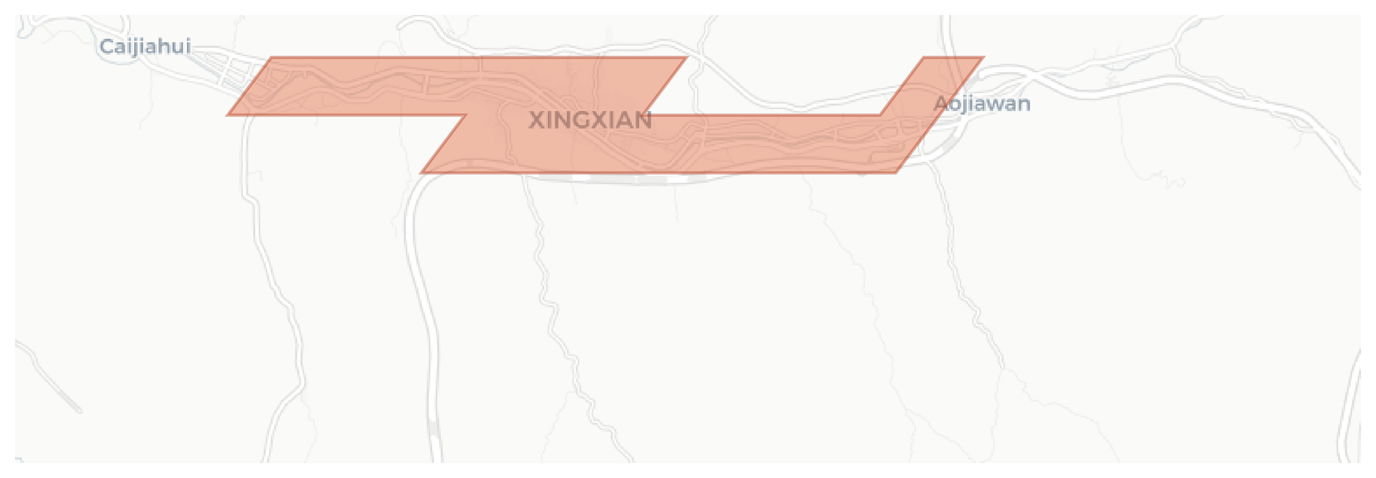 Xingxian geographic map
