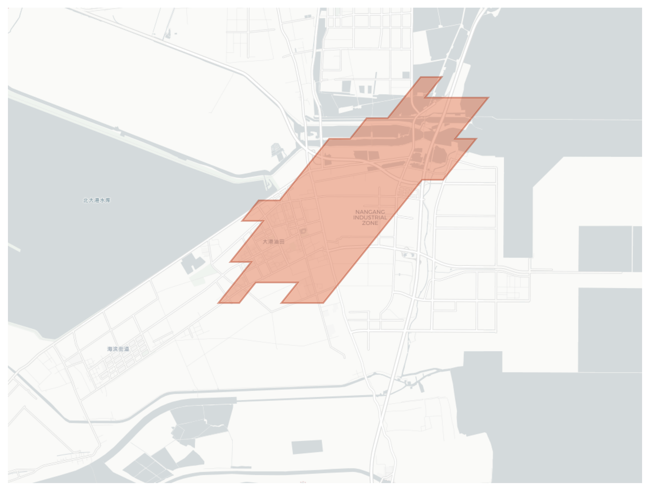 Nangang Industrial Zone geographic map