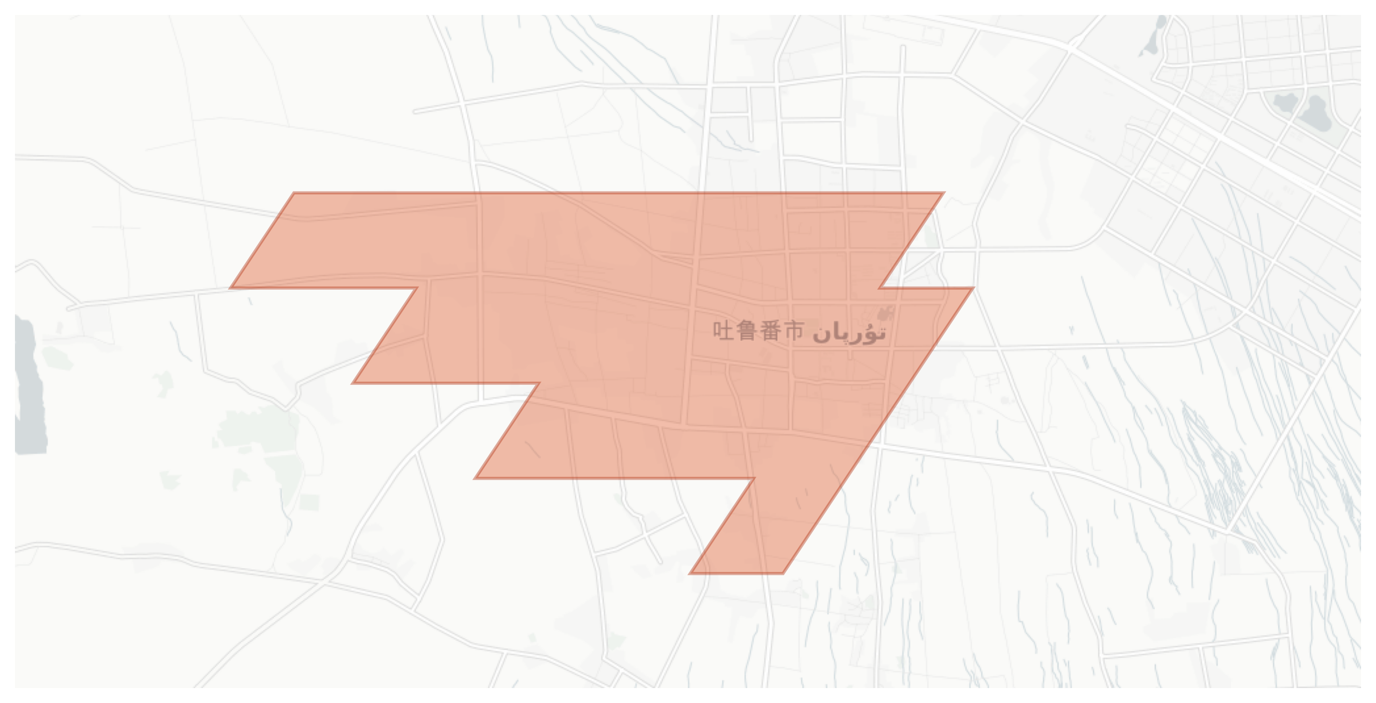 Gaochang geographic map