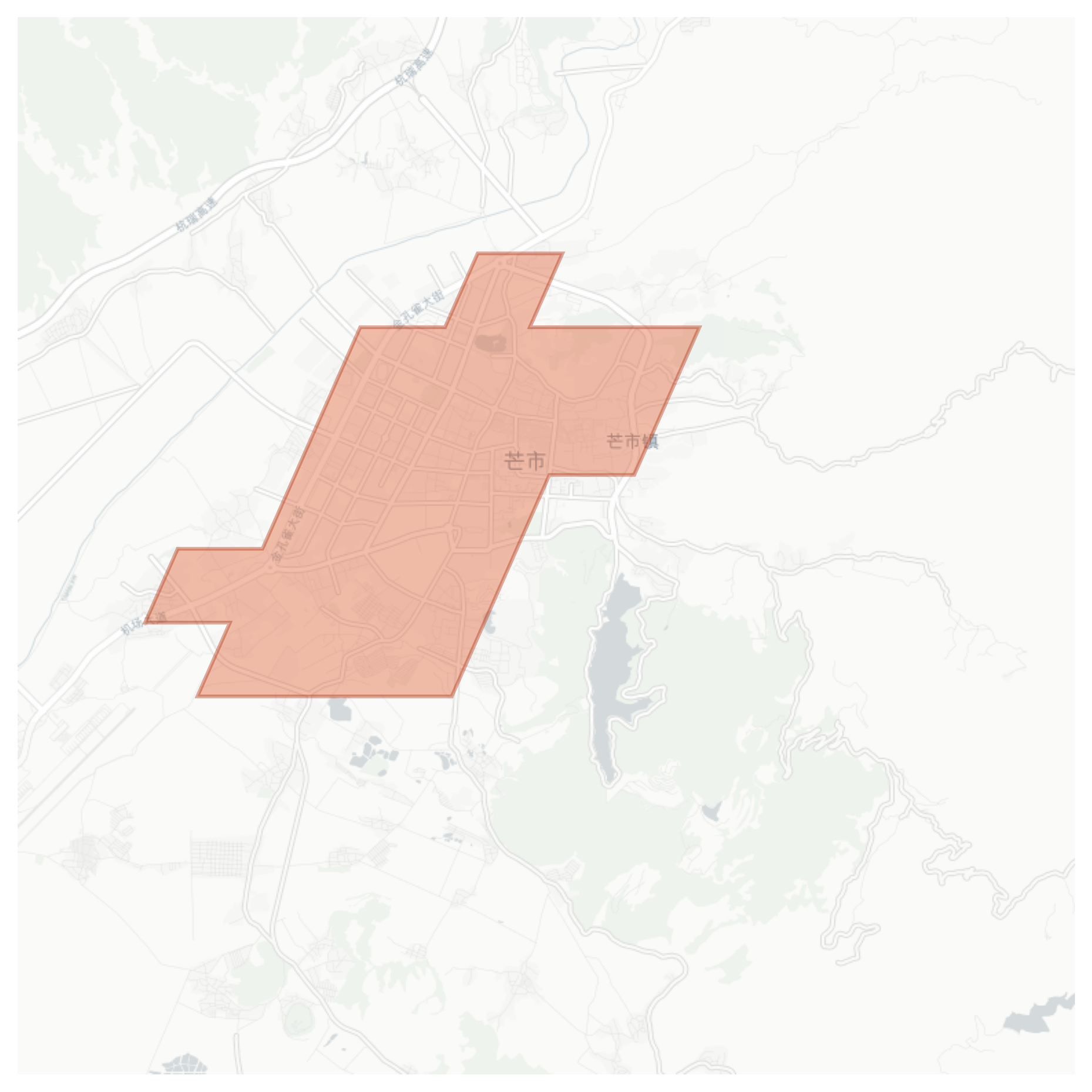 Mang geographic map