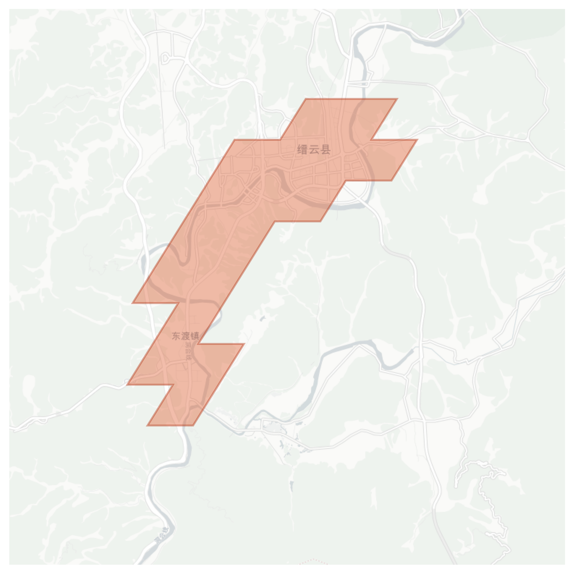 Jinyun County geographic map