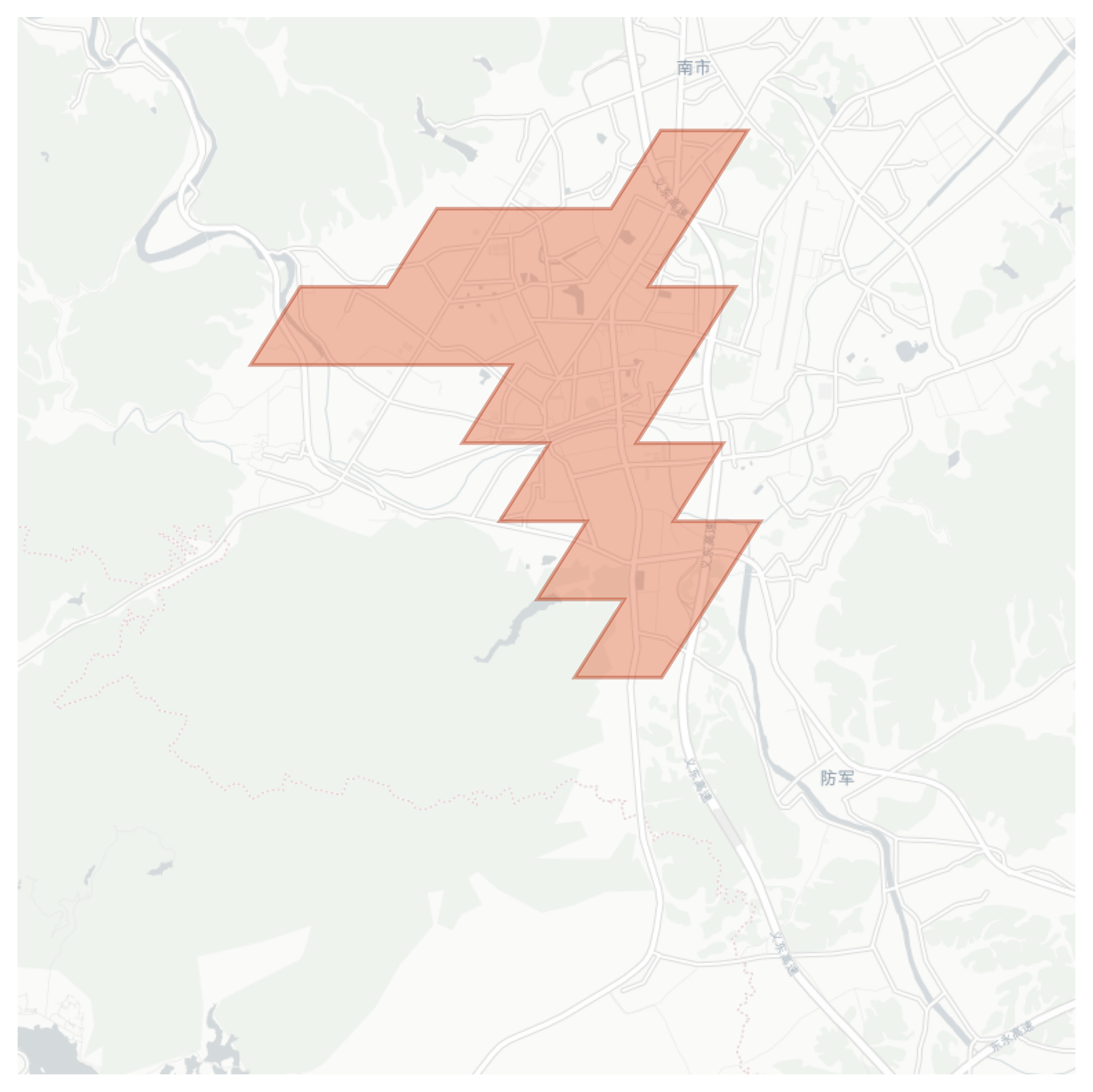 Nanma geographic map