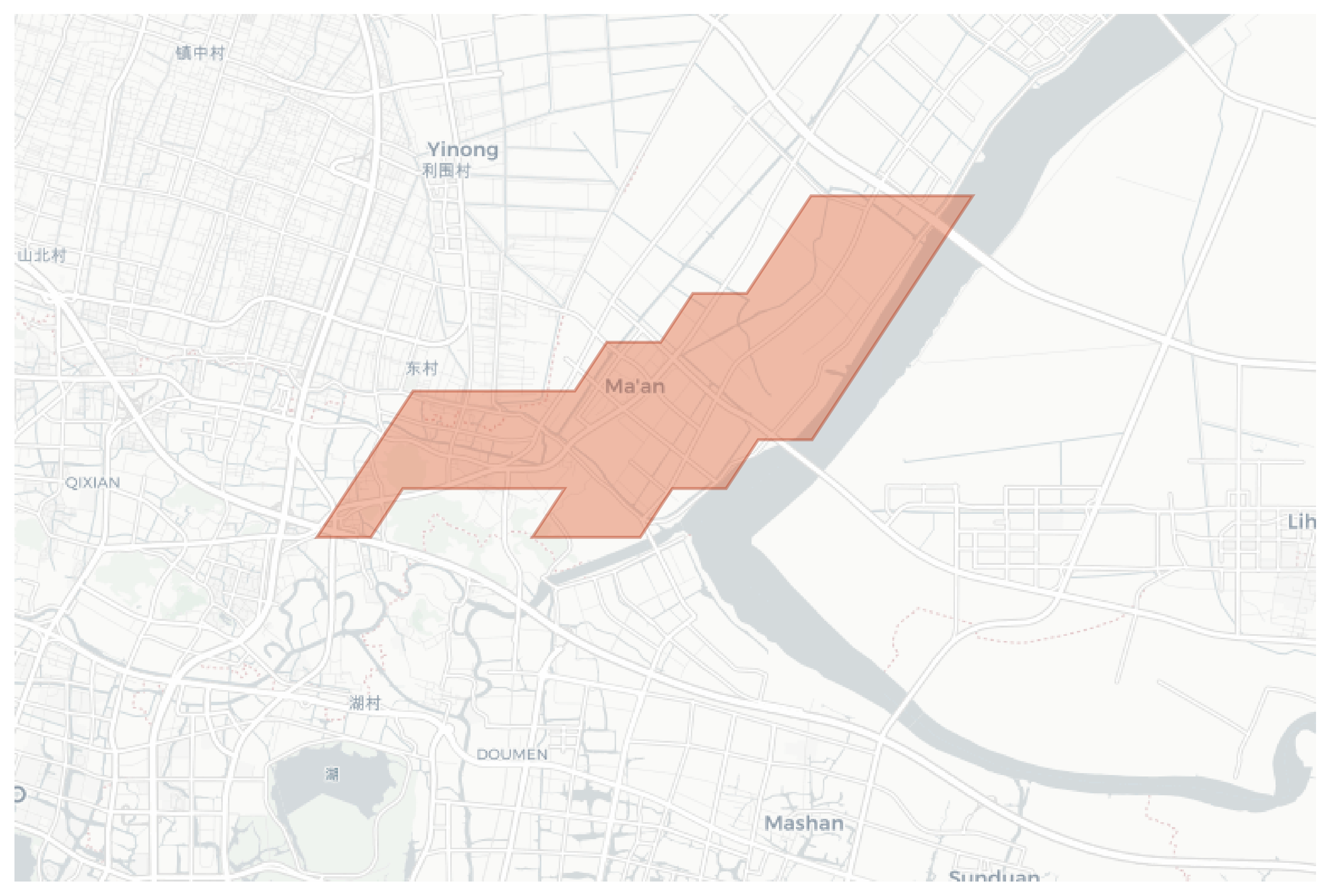 益农村 geographic map