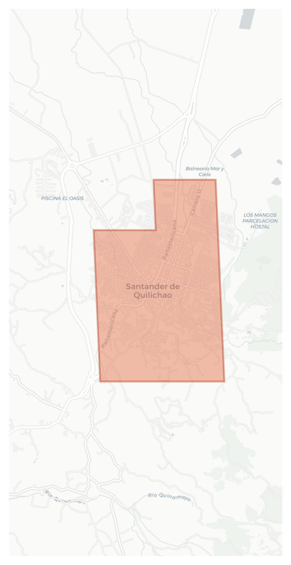 Santander de Quilichao geographic map