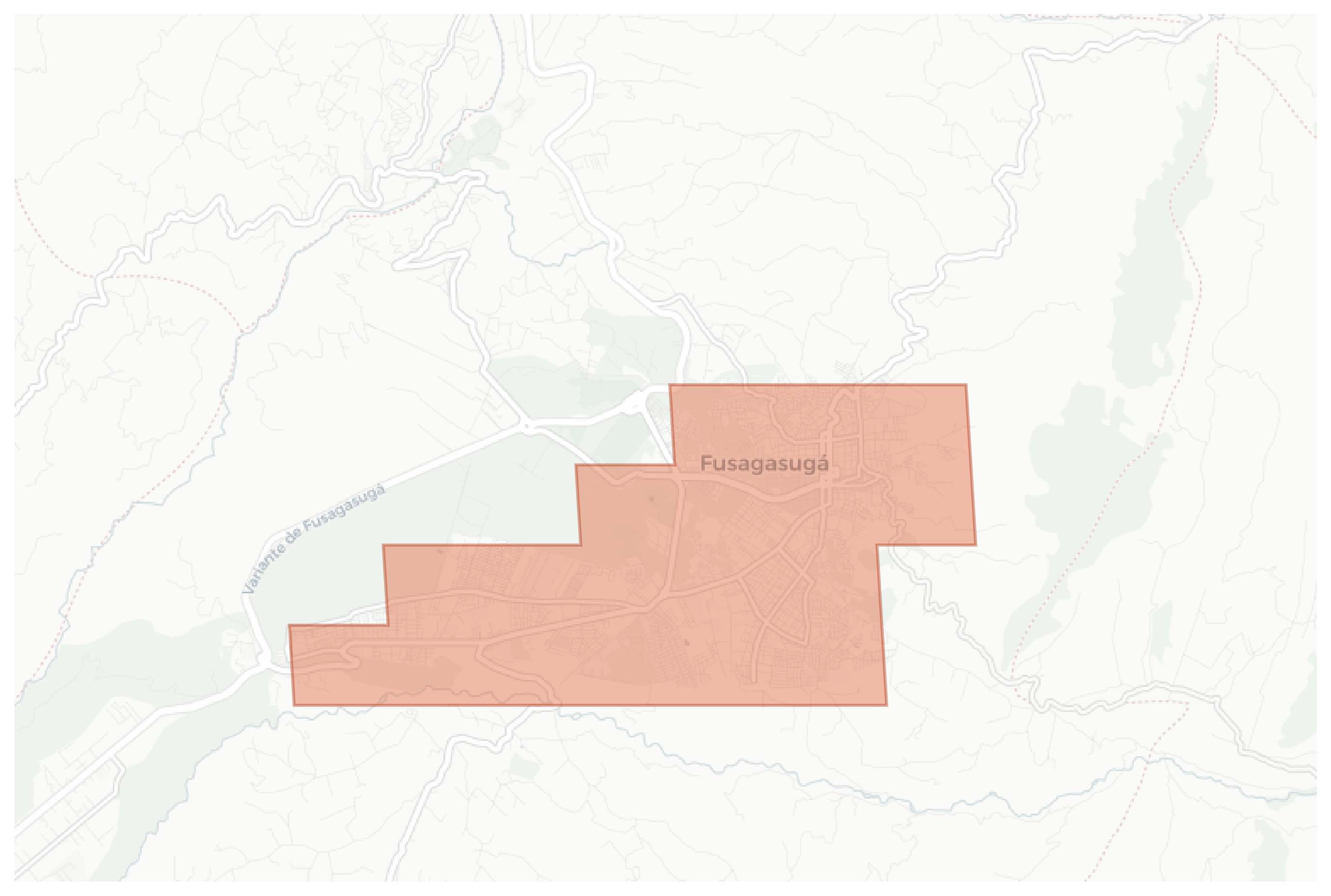 Fusagasugá geographic map