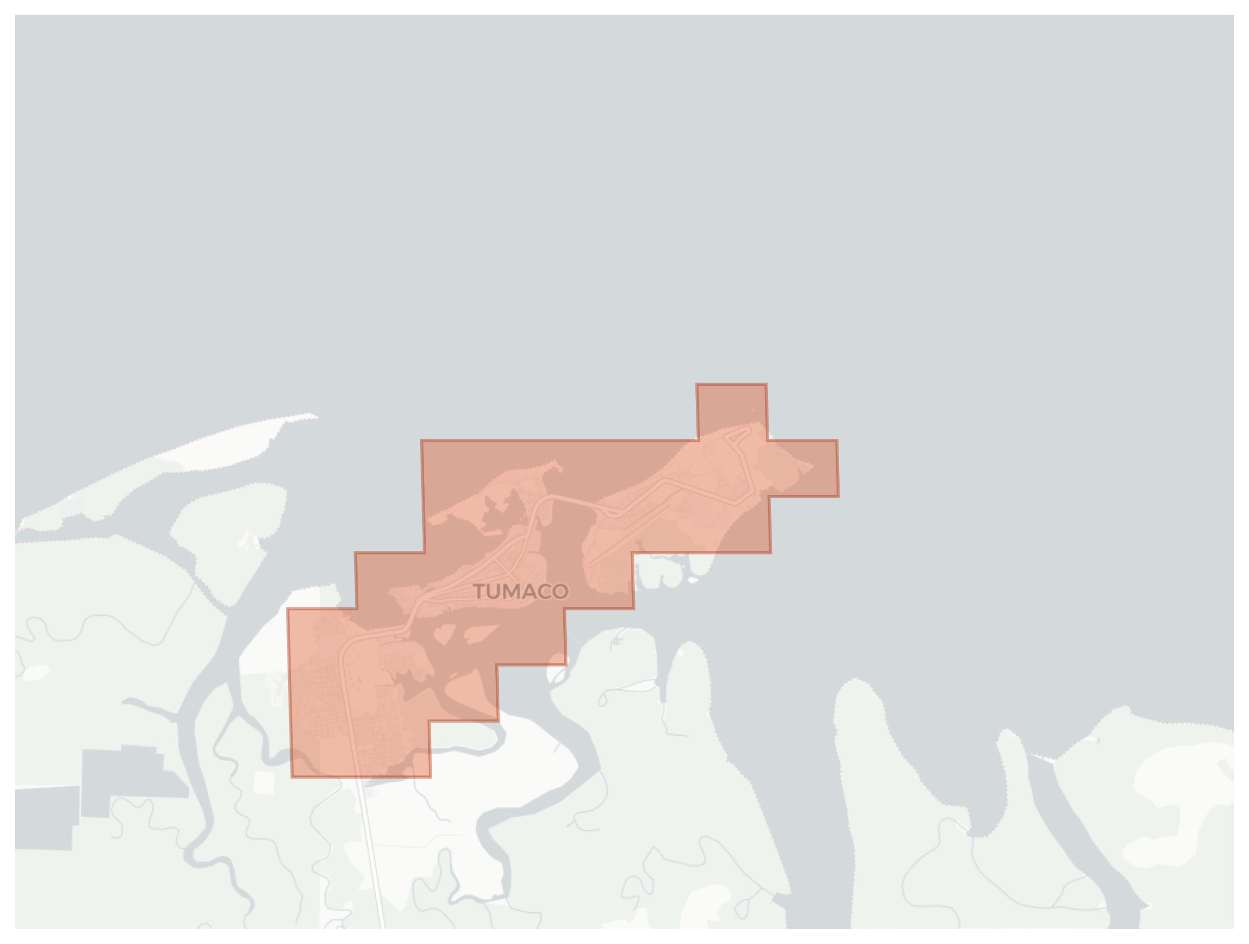 Tumaco geographic map