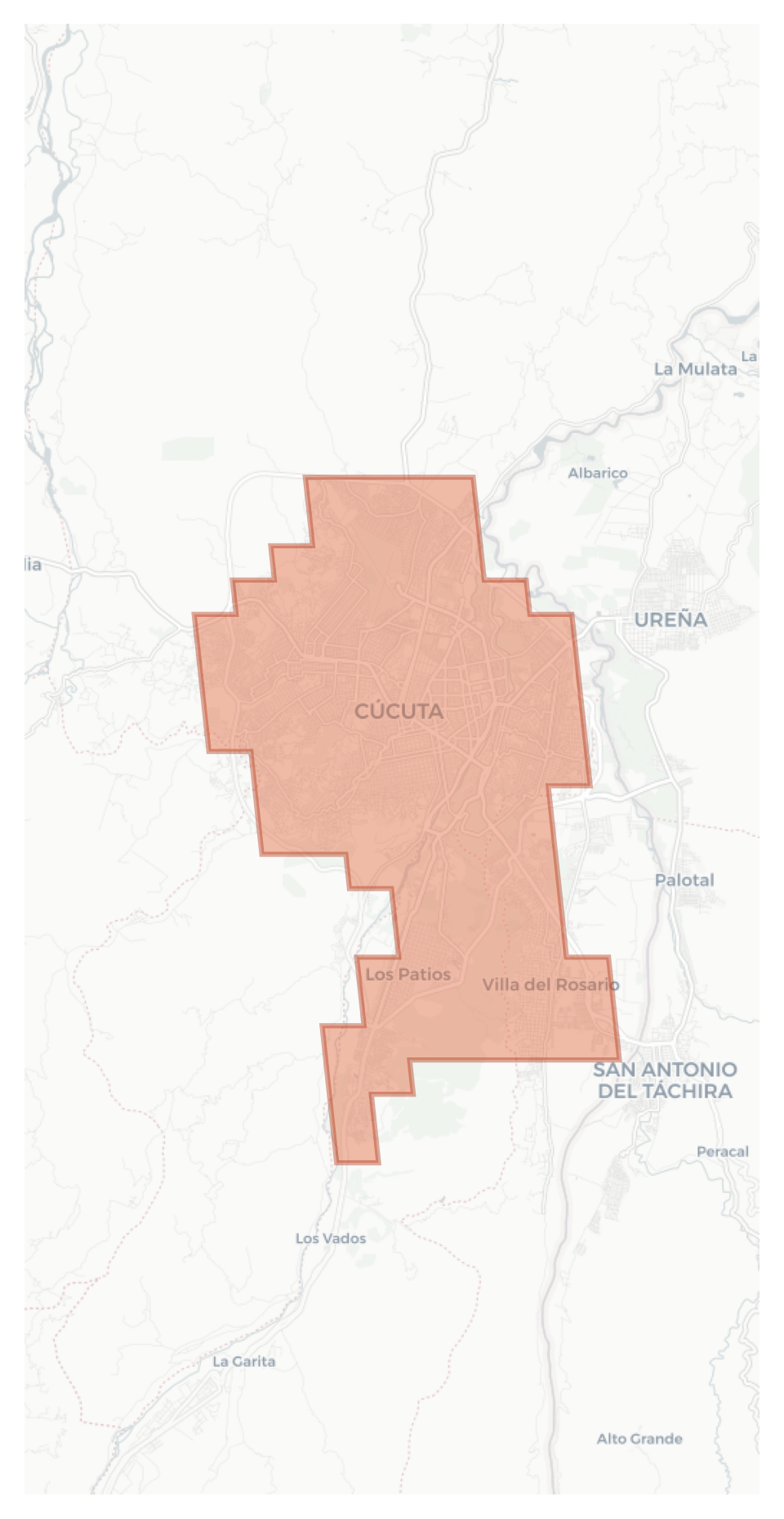 Cúcuta geographic map