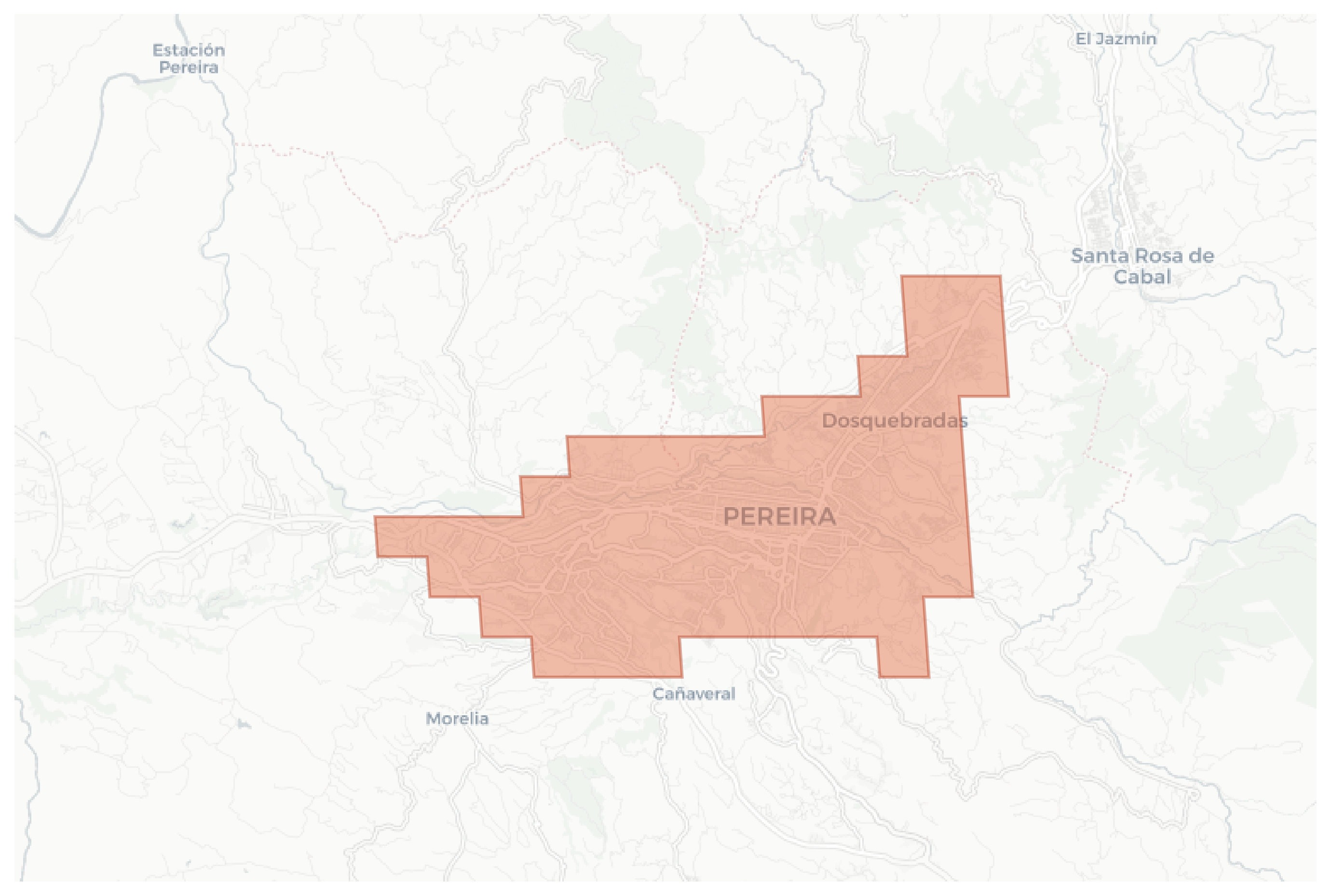 Pereira geographic map