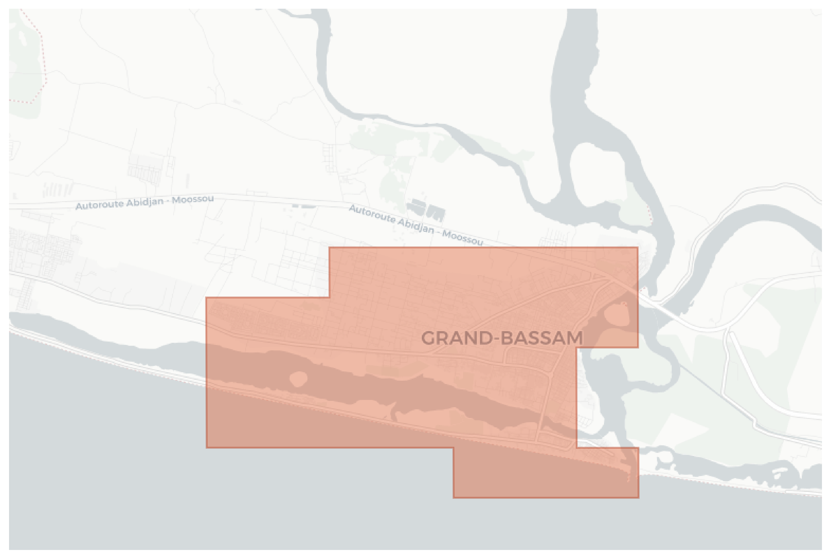 Grand-Bassam geographic map