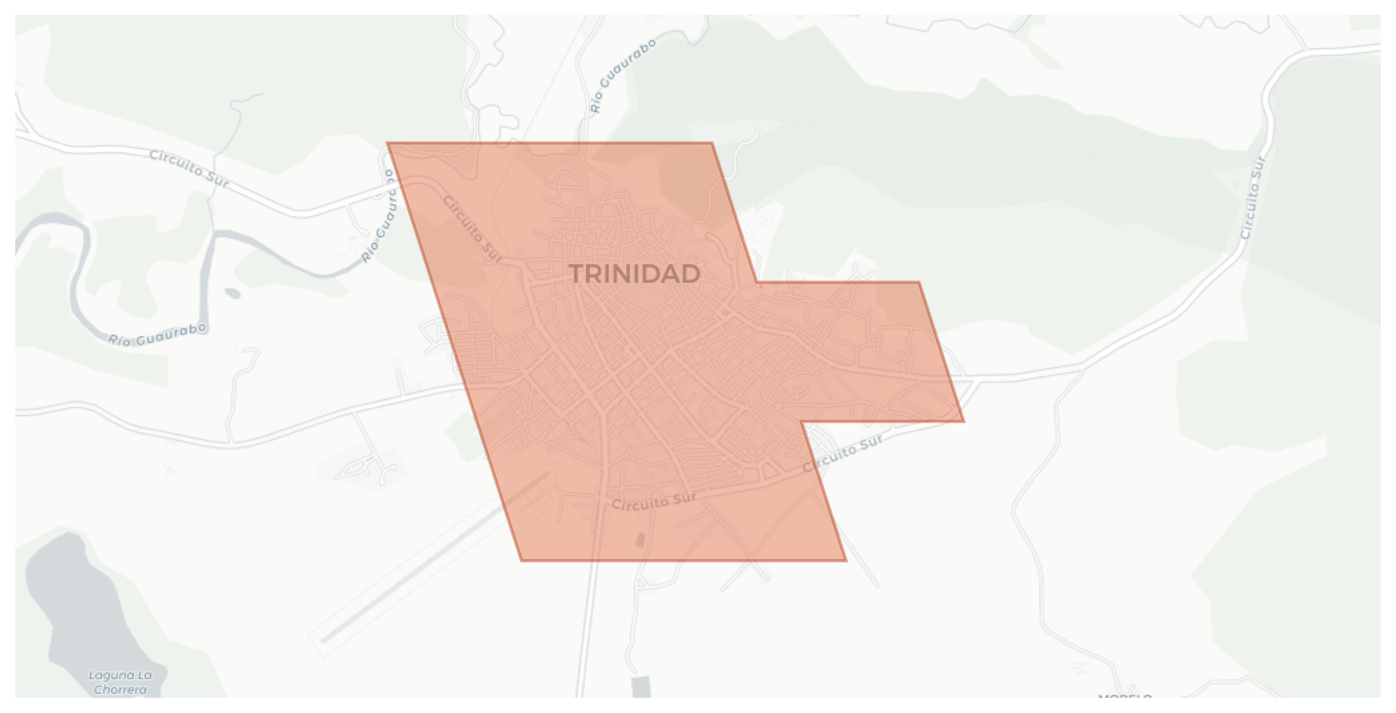 Trinidad geographic map