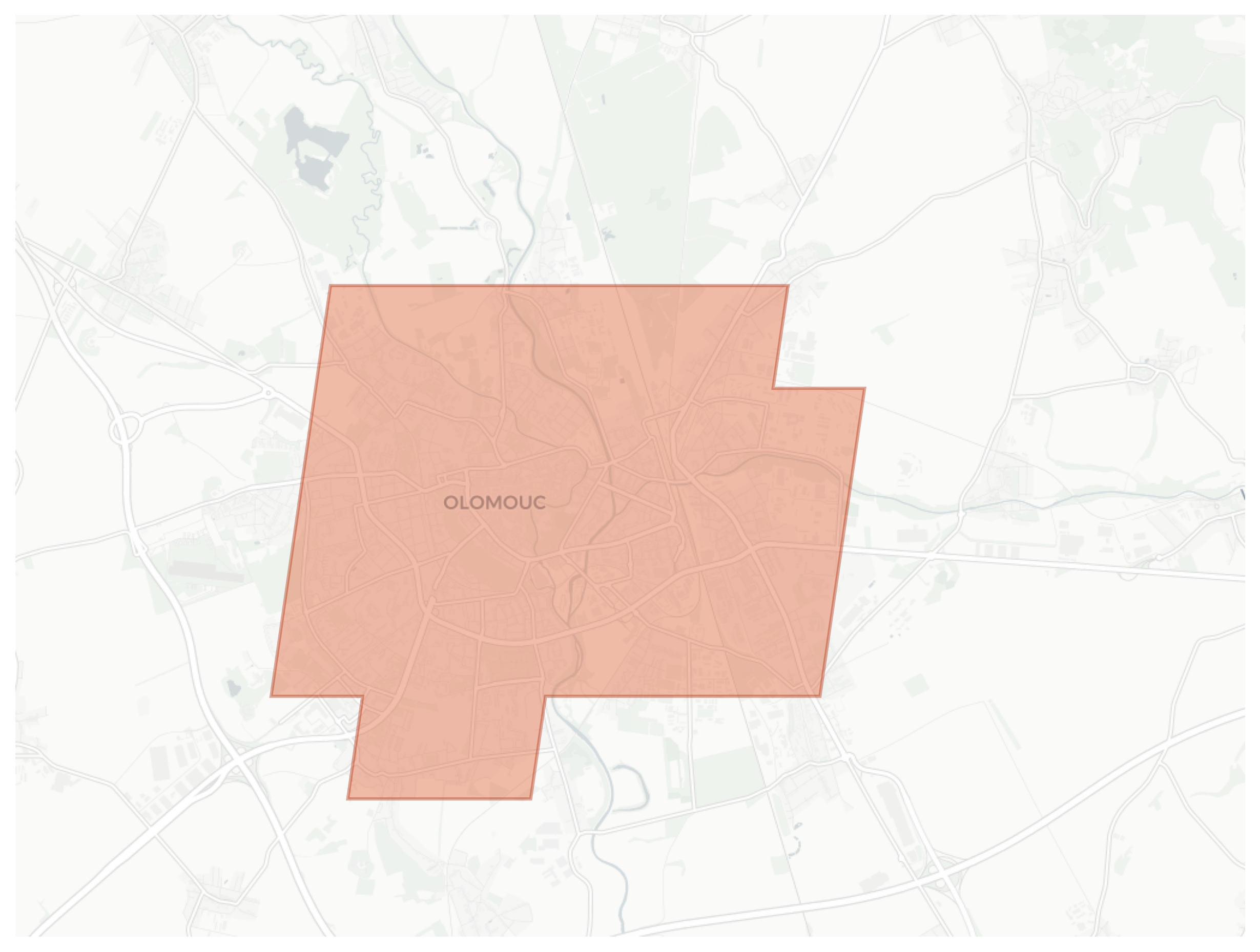 Olomouc geographic map