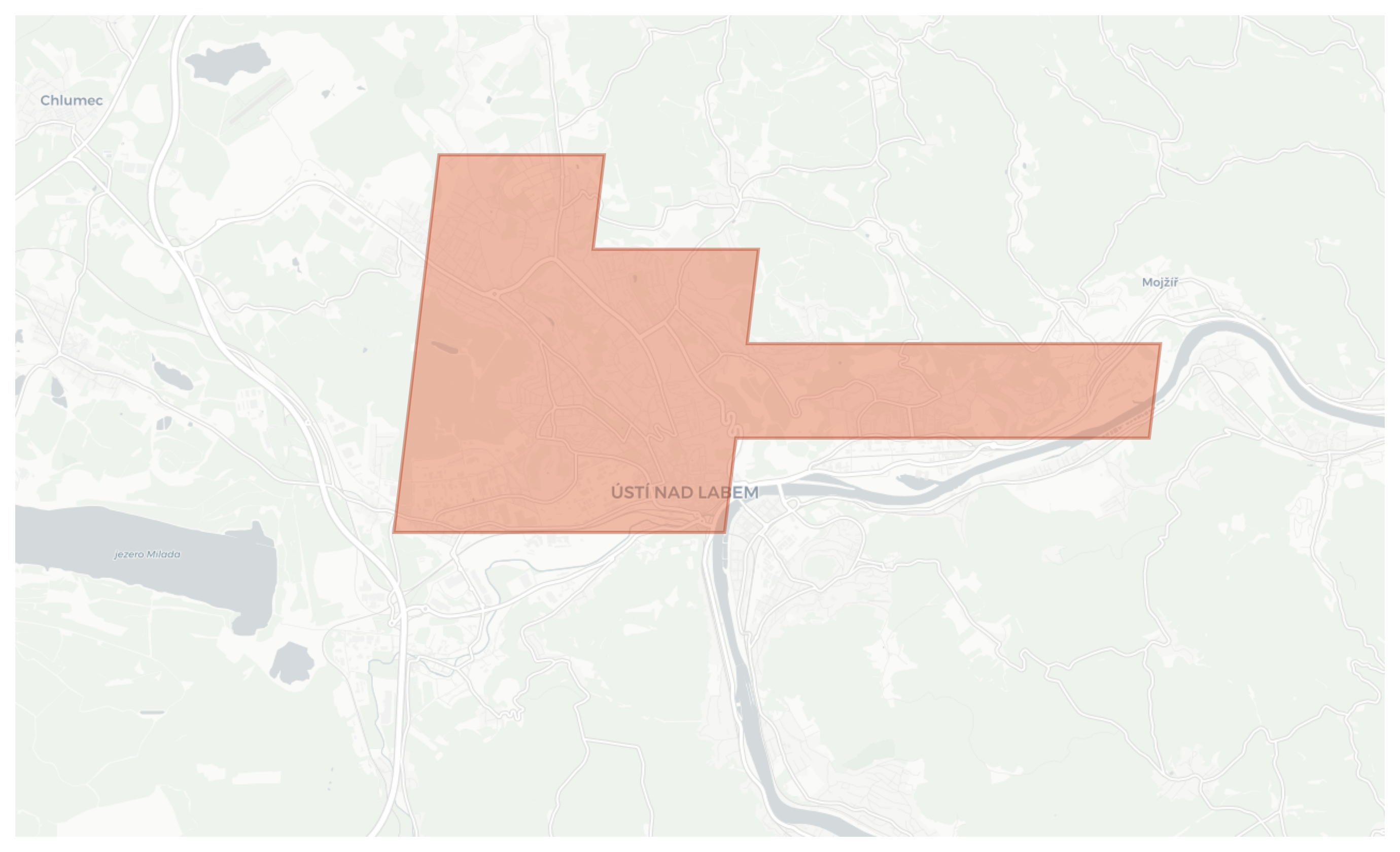 Ústí nad Labem geographic map