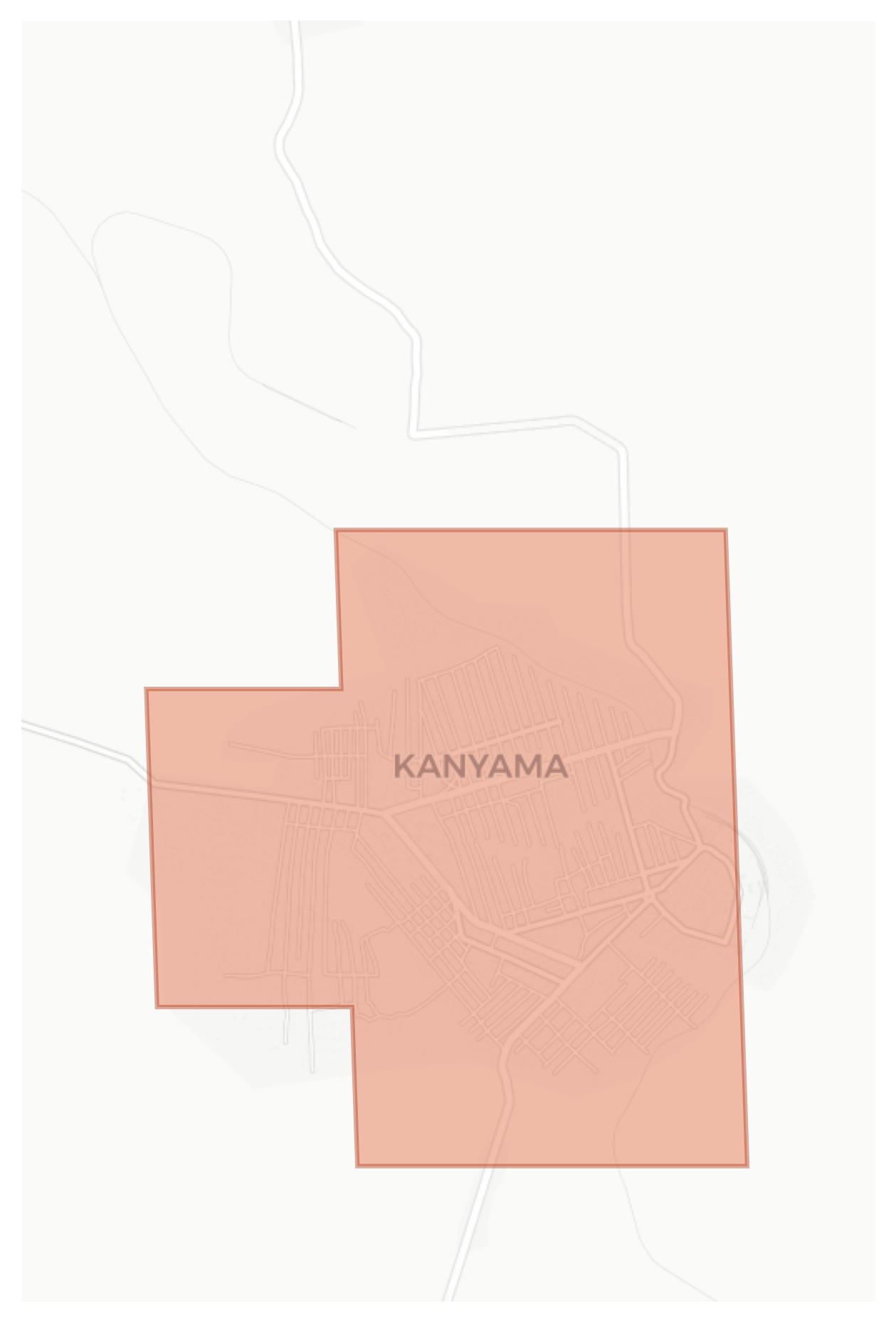 Kanyama geographic map