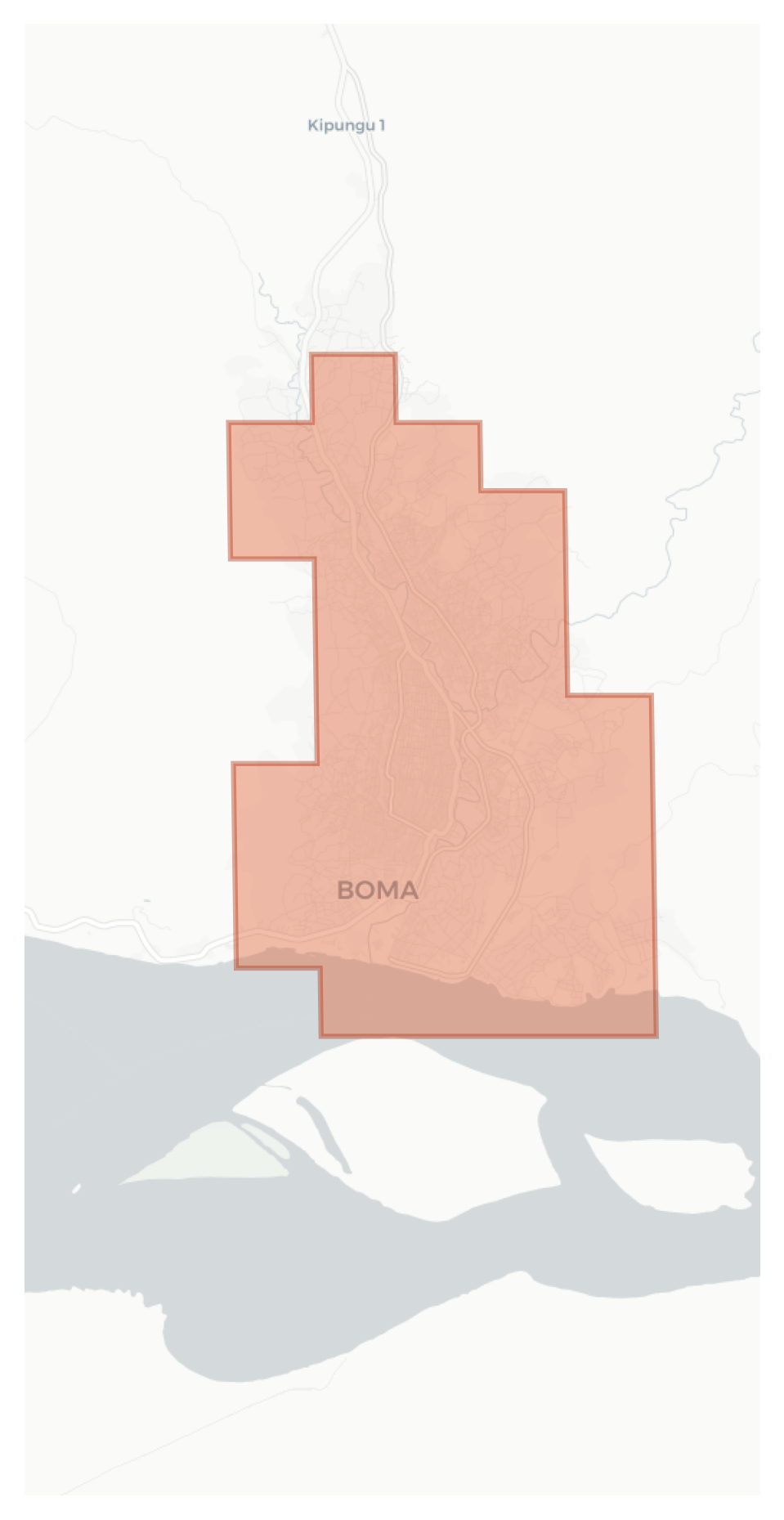 Boma geographic map