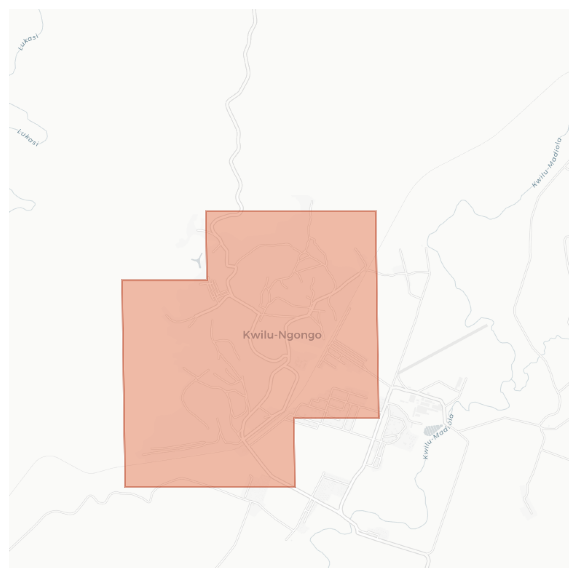 Kwilu-Ngongo geographic map
