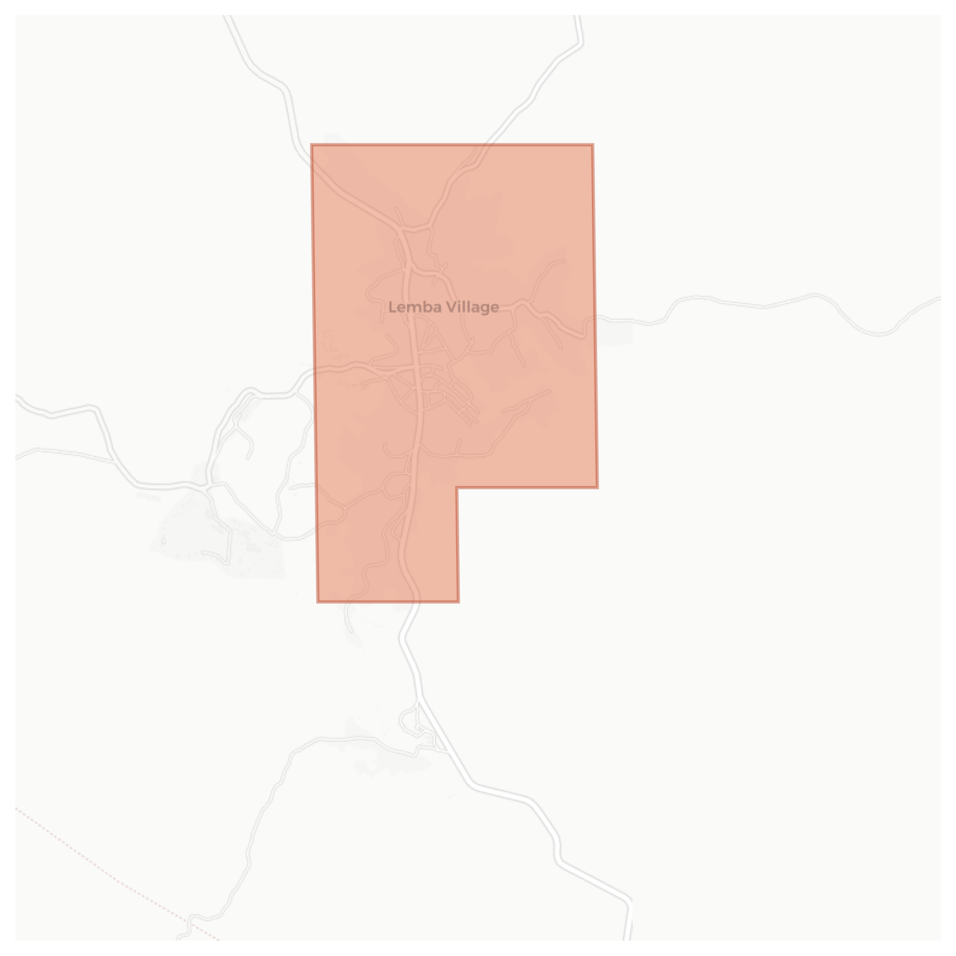 Lemba Village geographic map