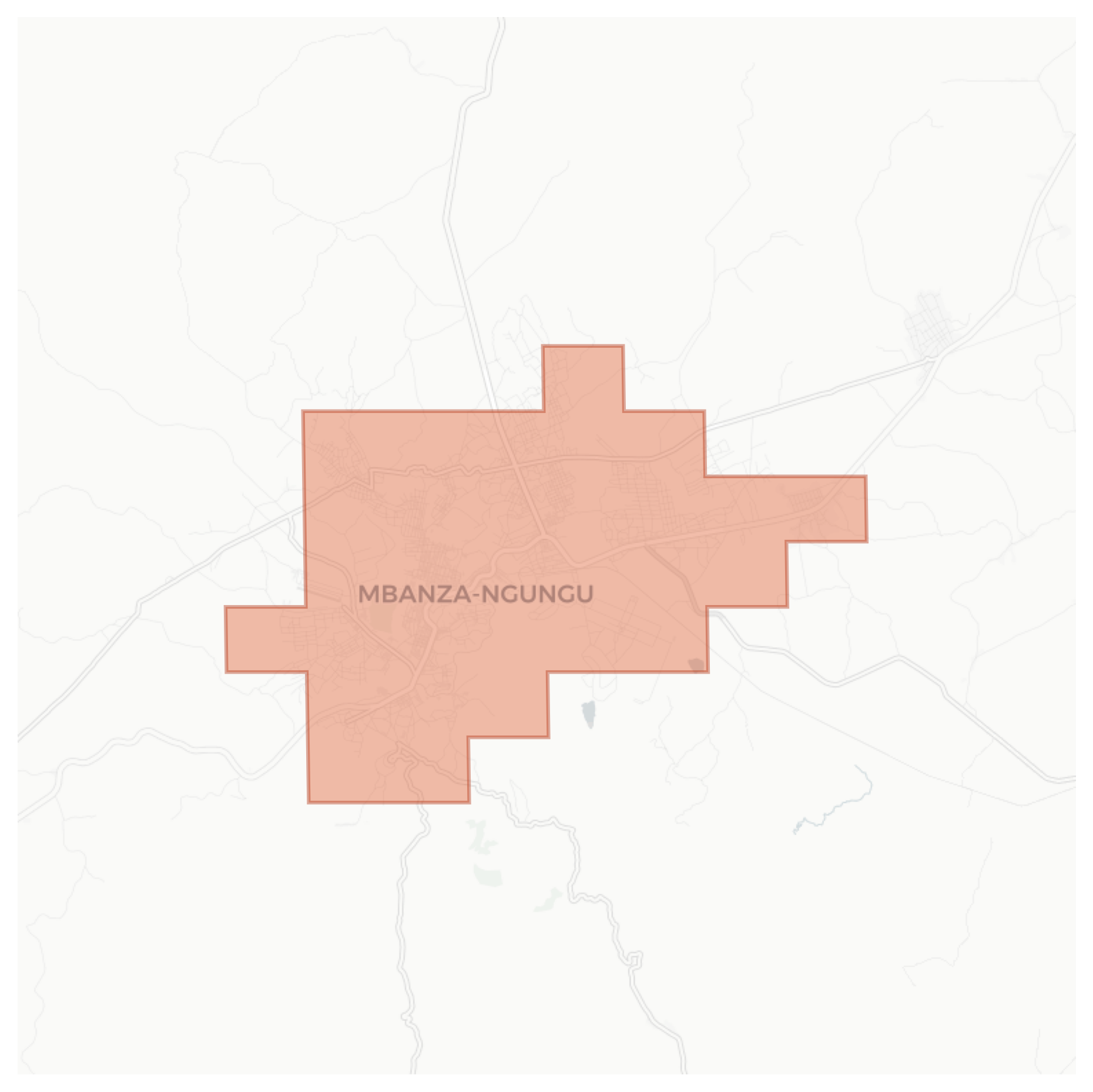 Mbanza-Ngungu geographic map