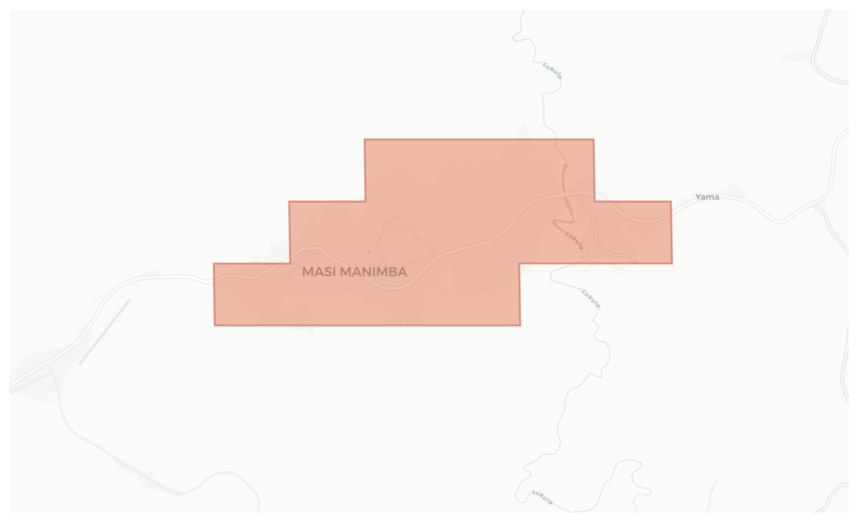 Masi Manimba geographic map