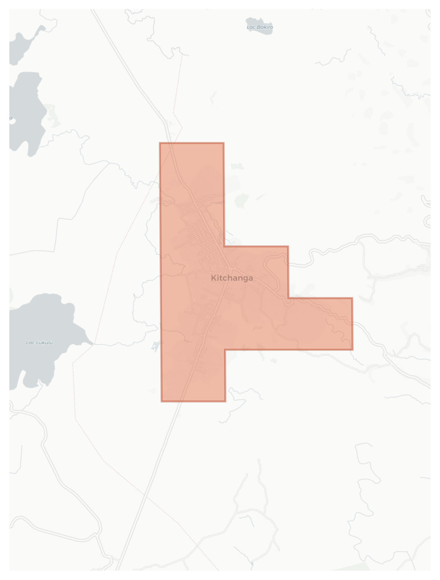 Kitchanga geographic map