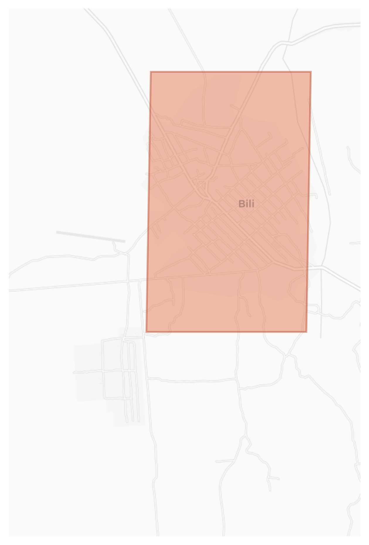 Bili geographic map