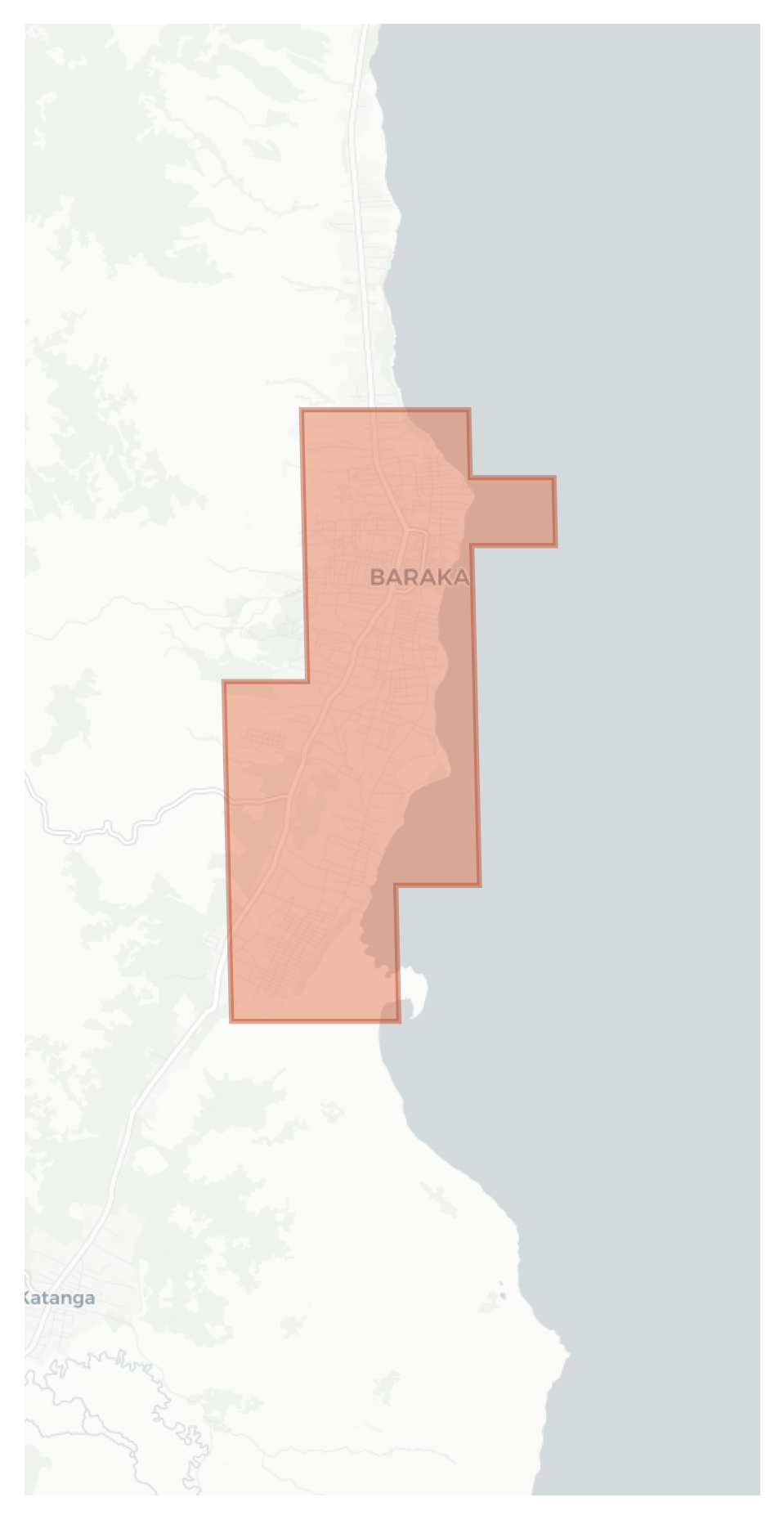 Baraka geographic map