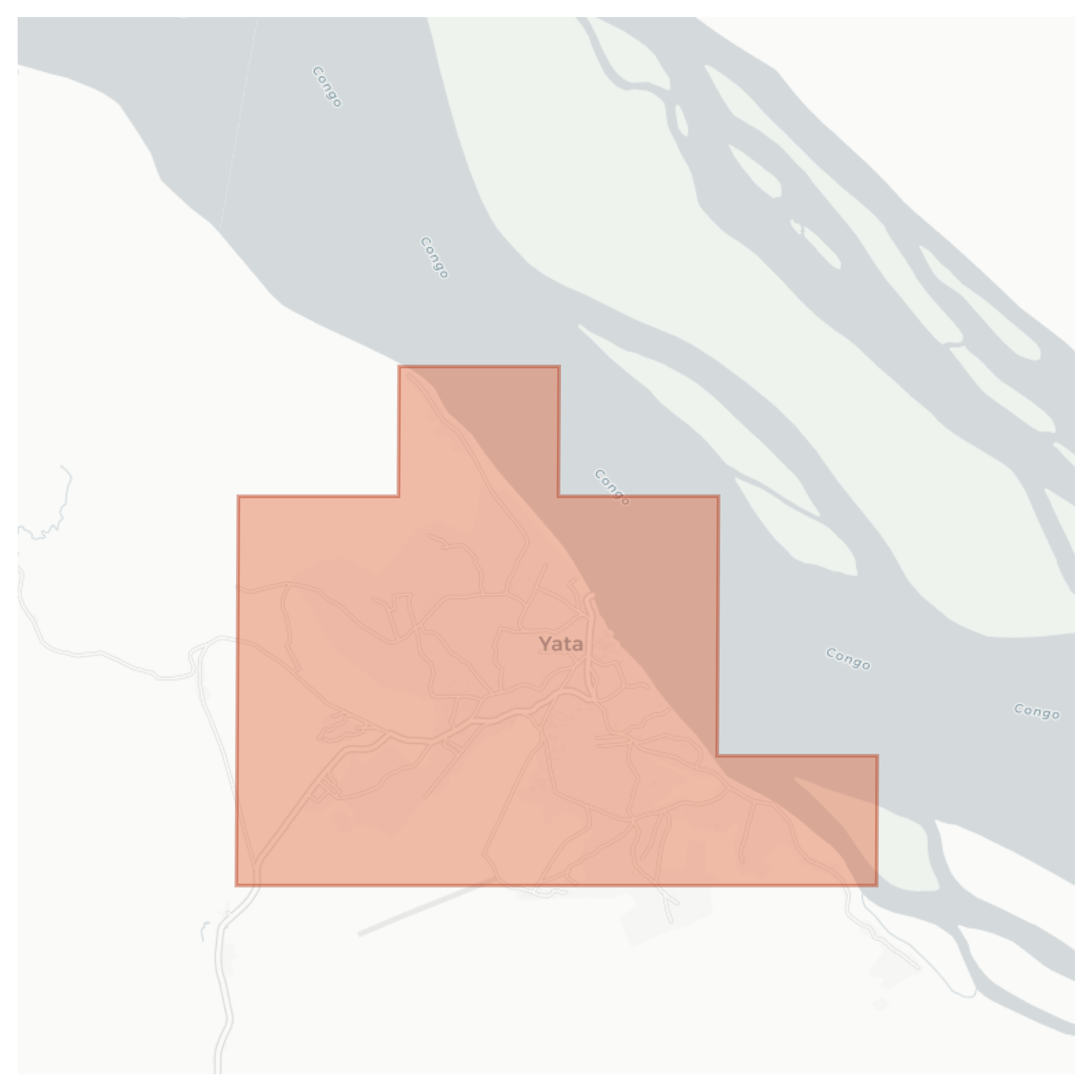 Yata geographic map