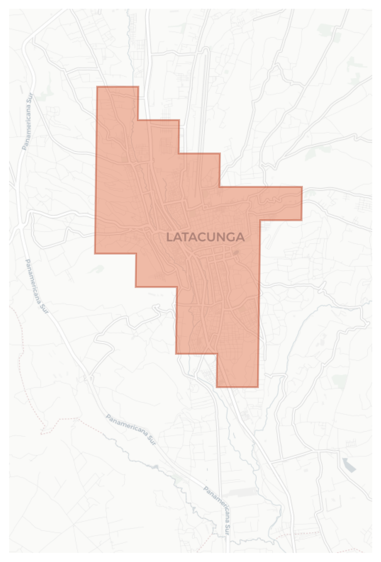 Latacunga geographic map