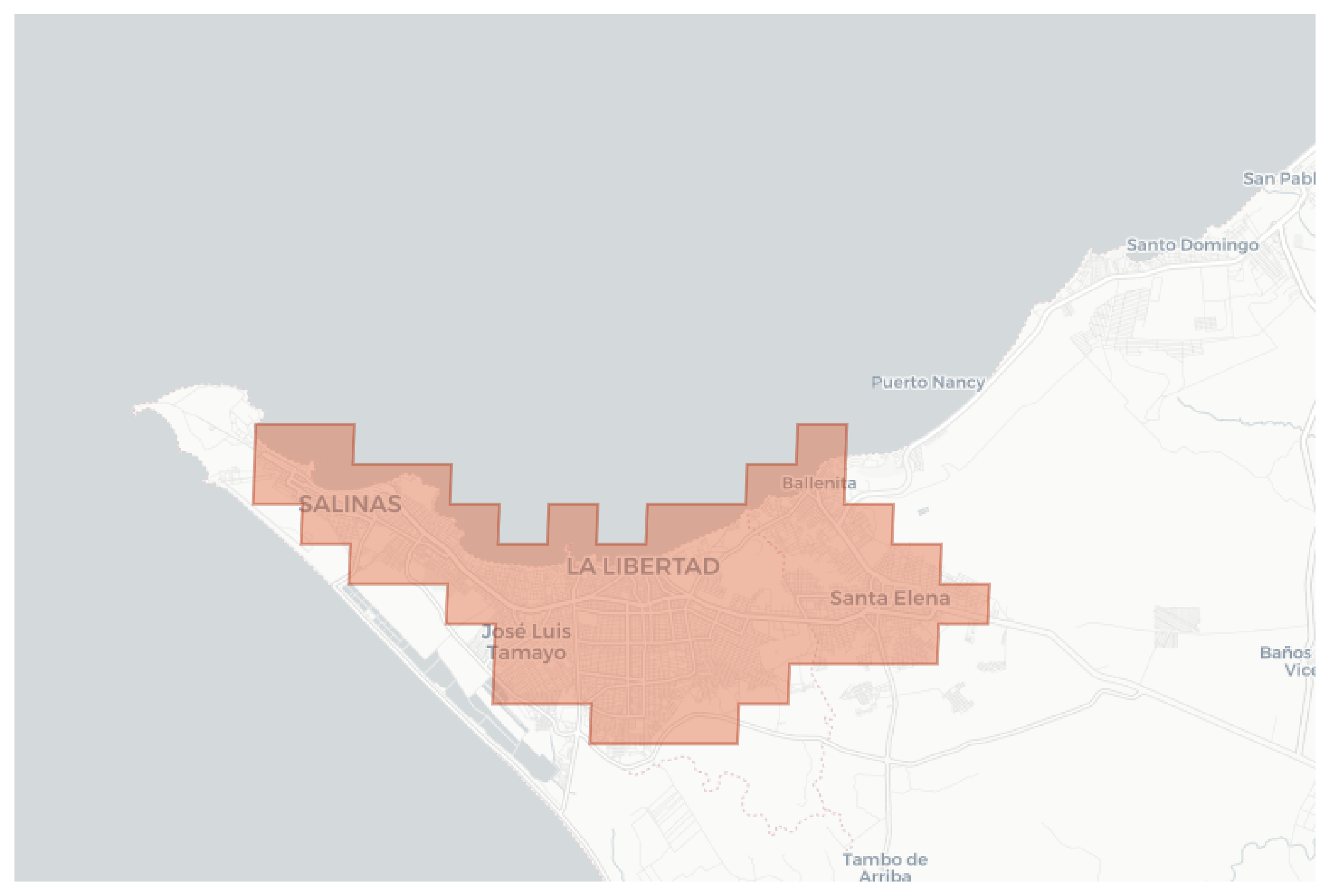 Salinas [Santa Elena] geographic map
