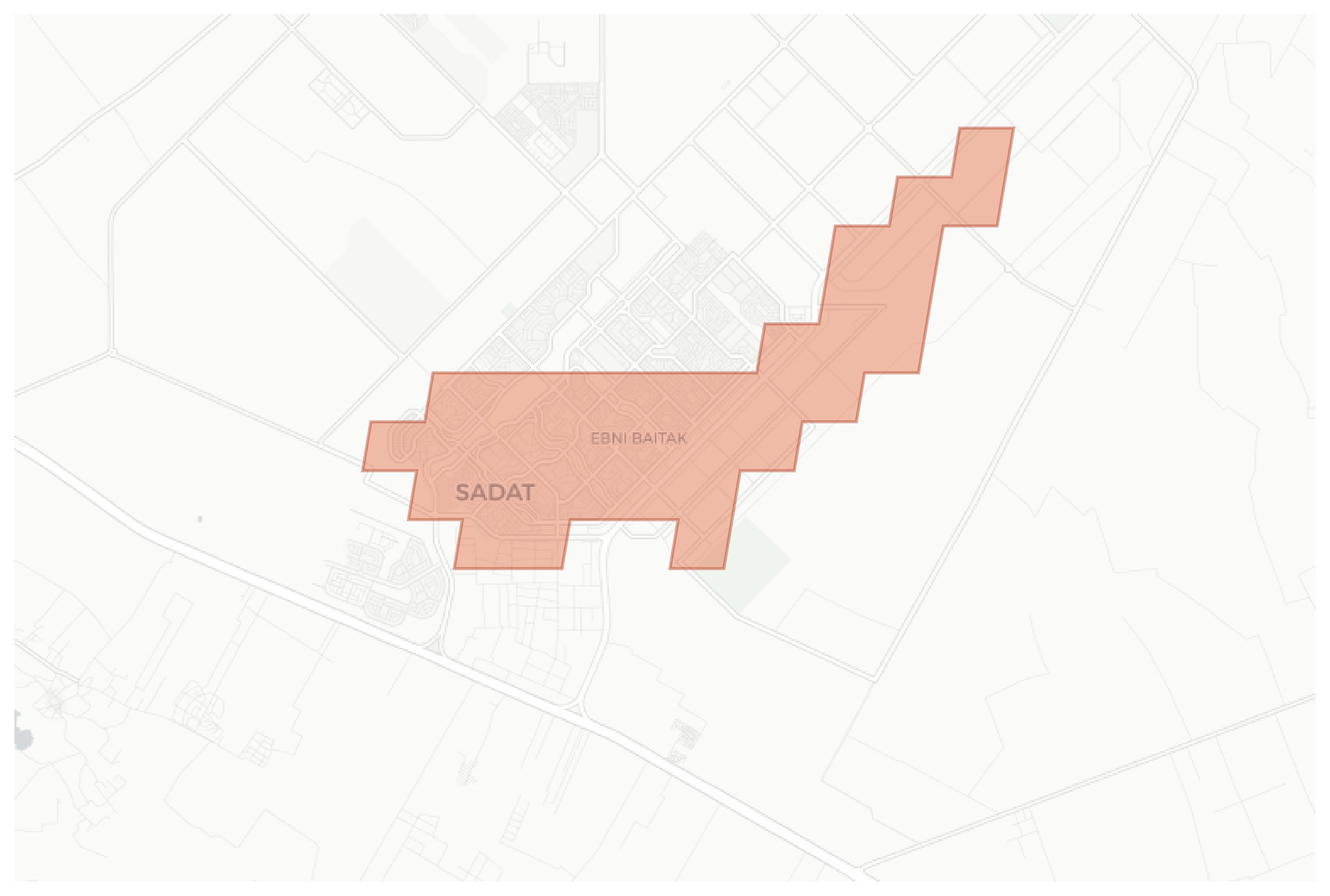 Sadat geographic map
