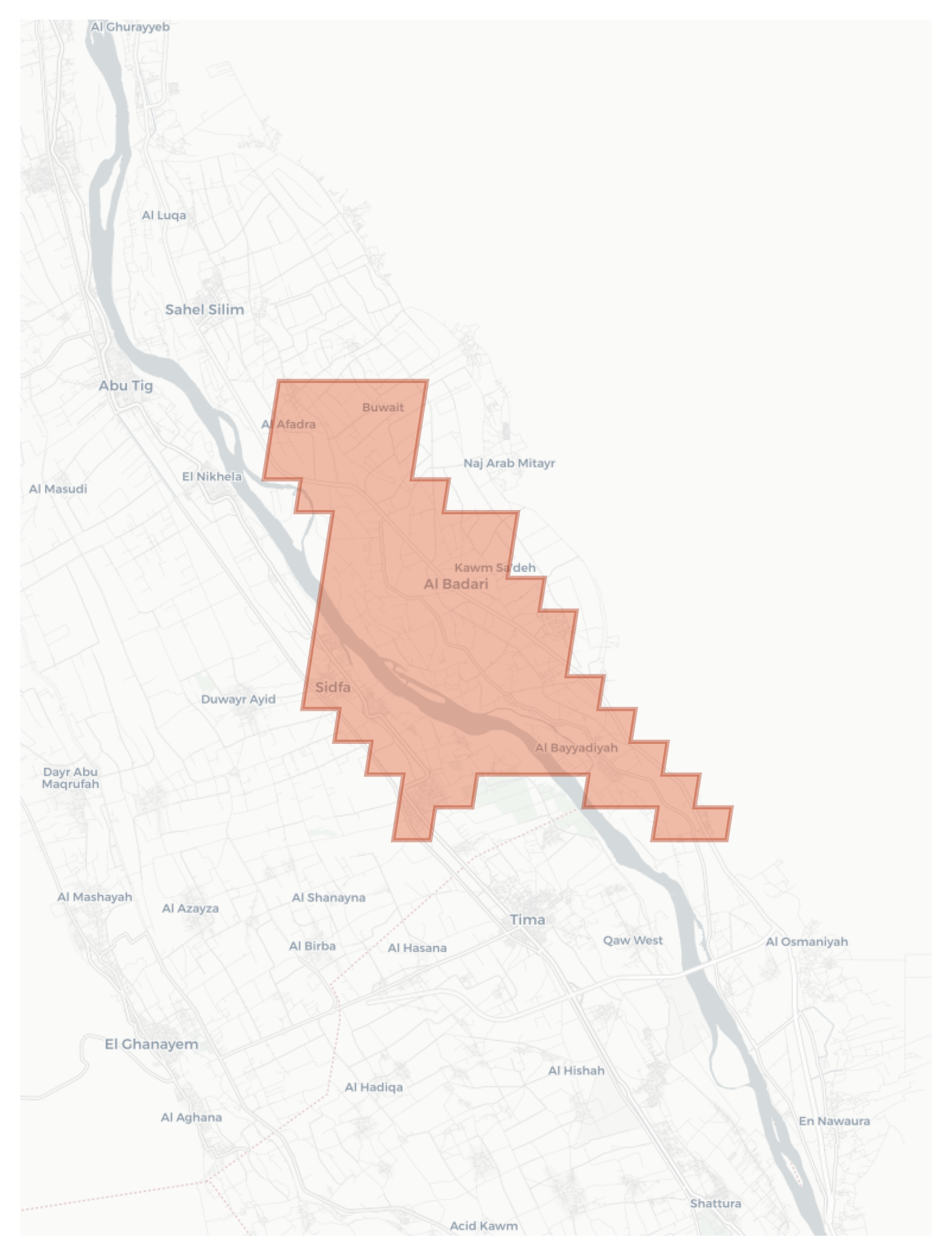 Sidfa geographic map