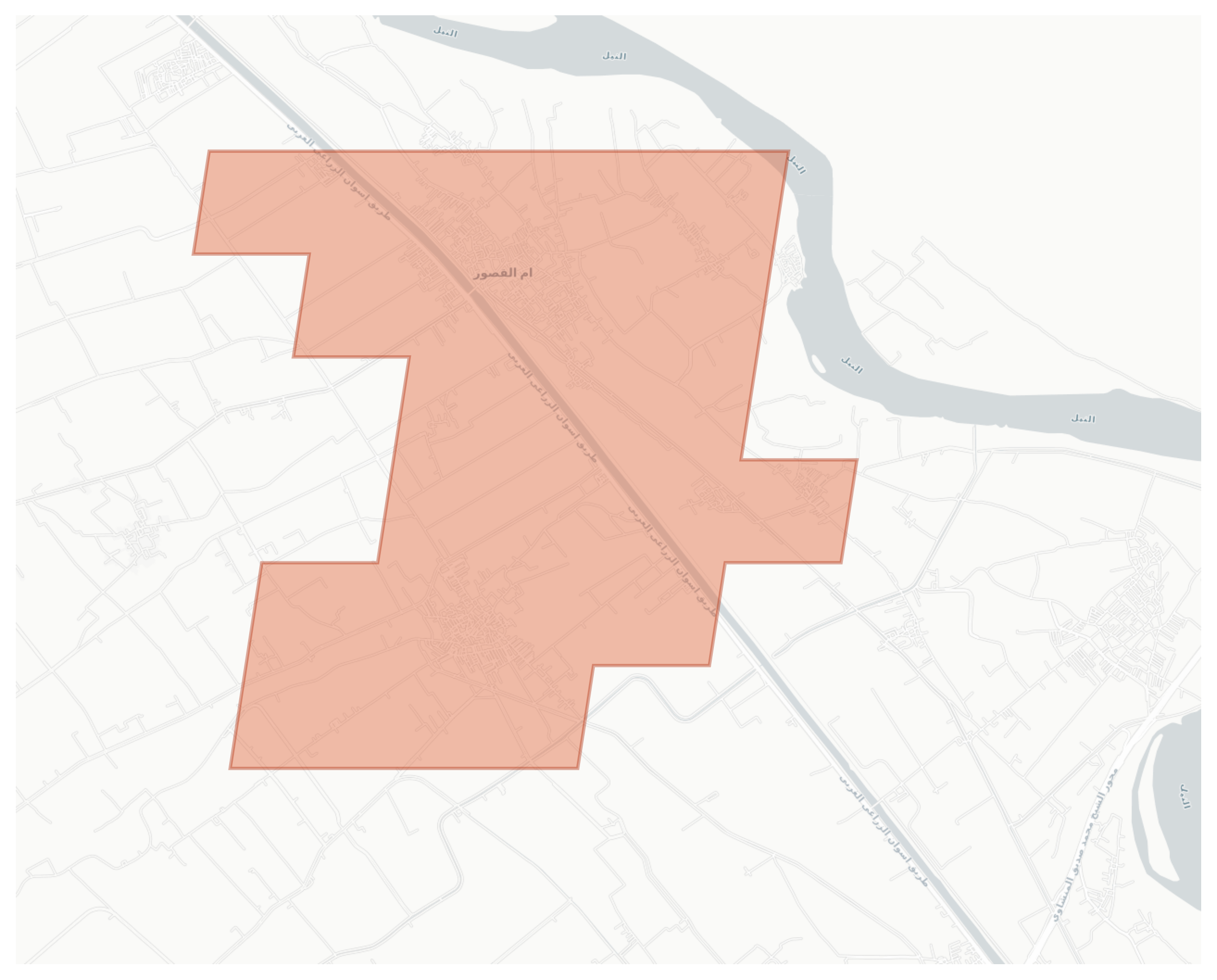 Um el Qusur geographic map