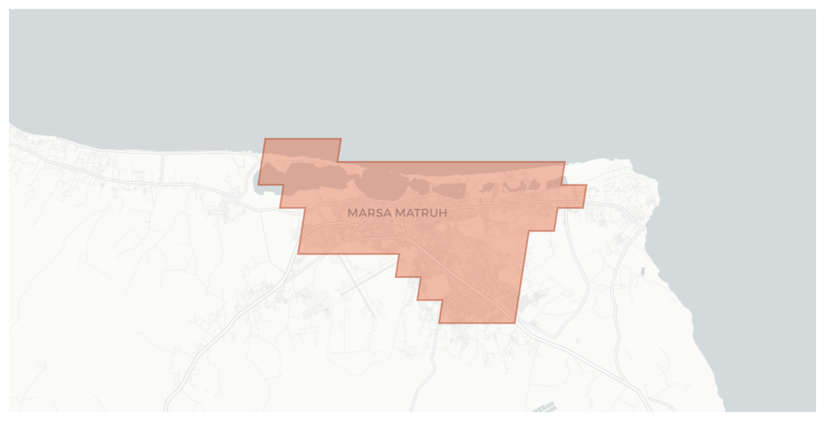 Marsa Matruh geographic map