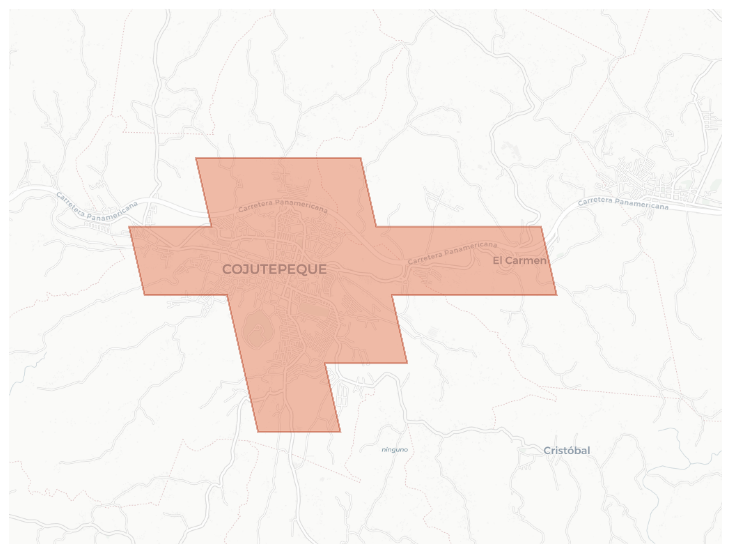 Cojutepeque geographic map