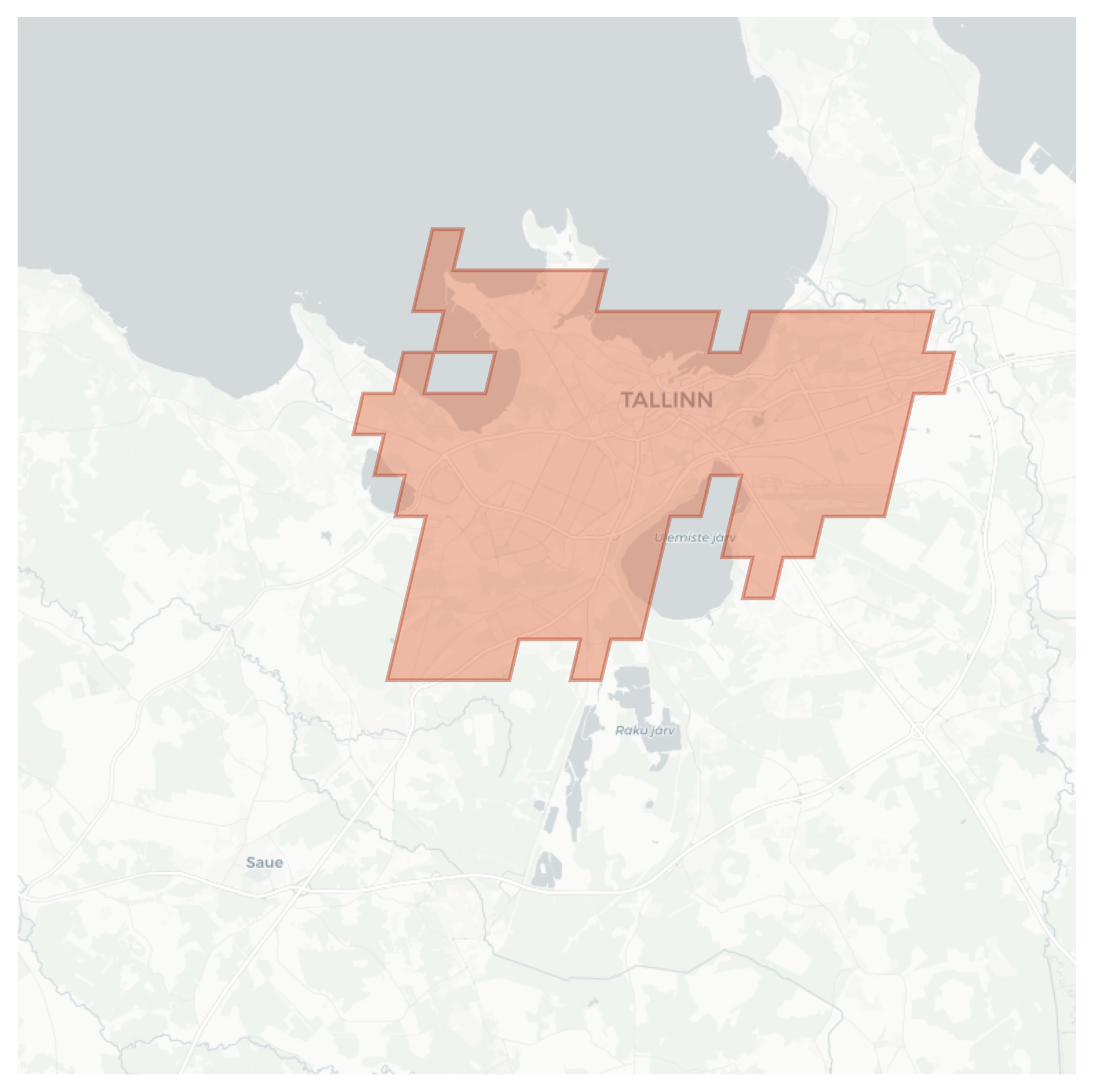 Tallinn geographic map