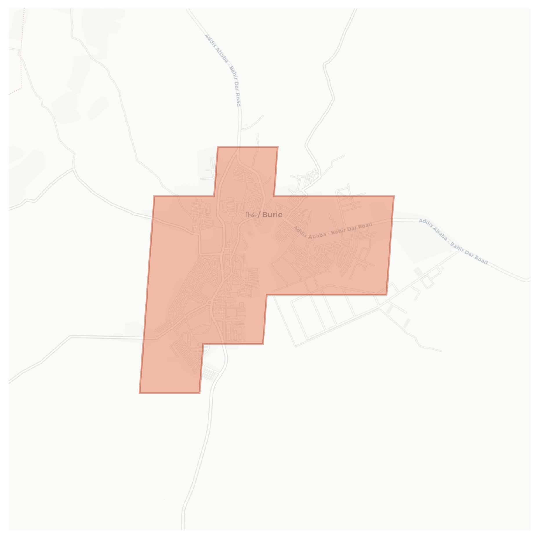 Burie geographic map