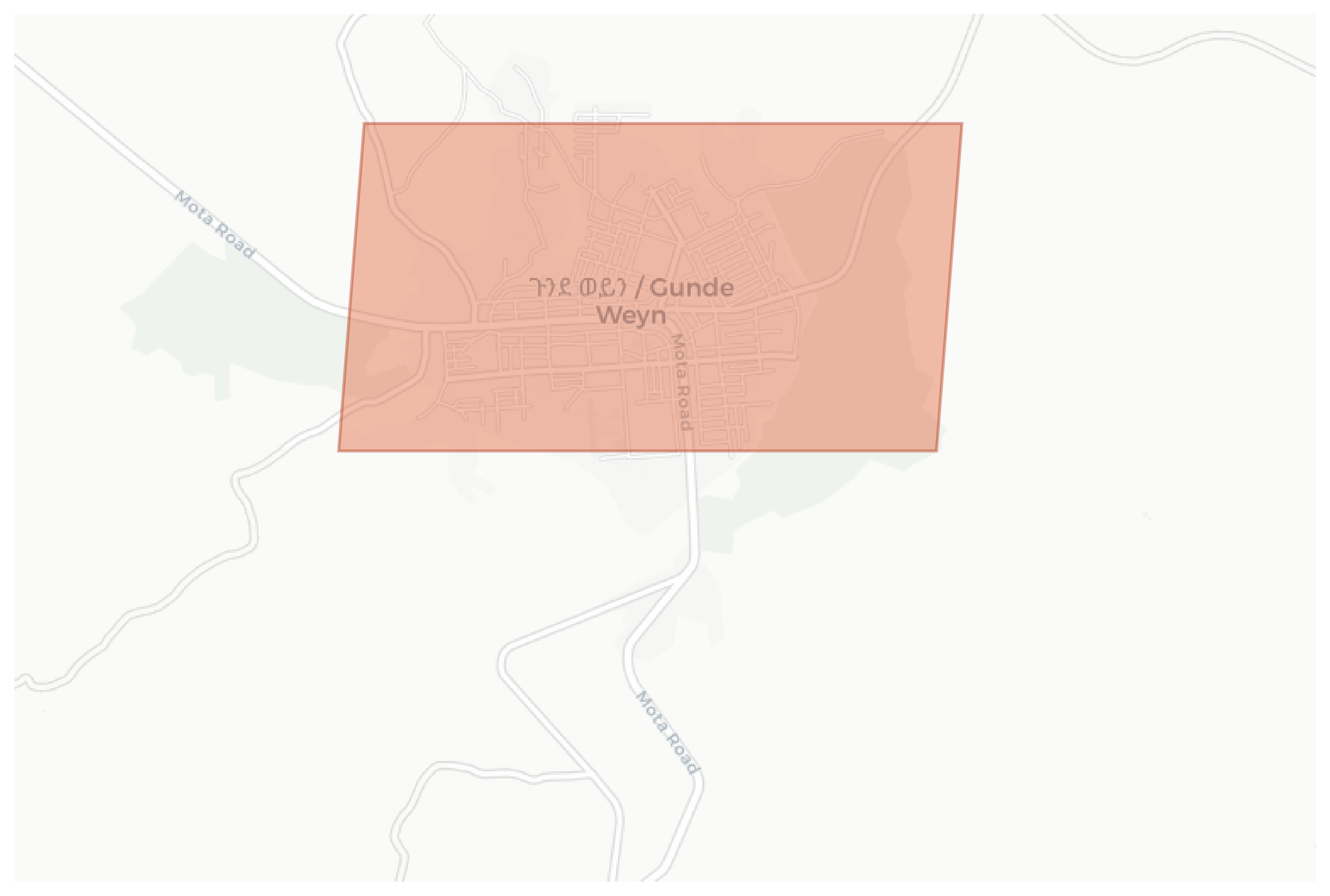 Gende Woin geographic map