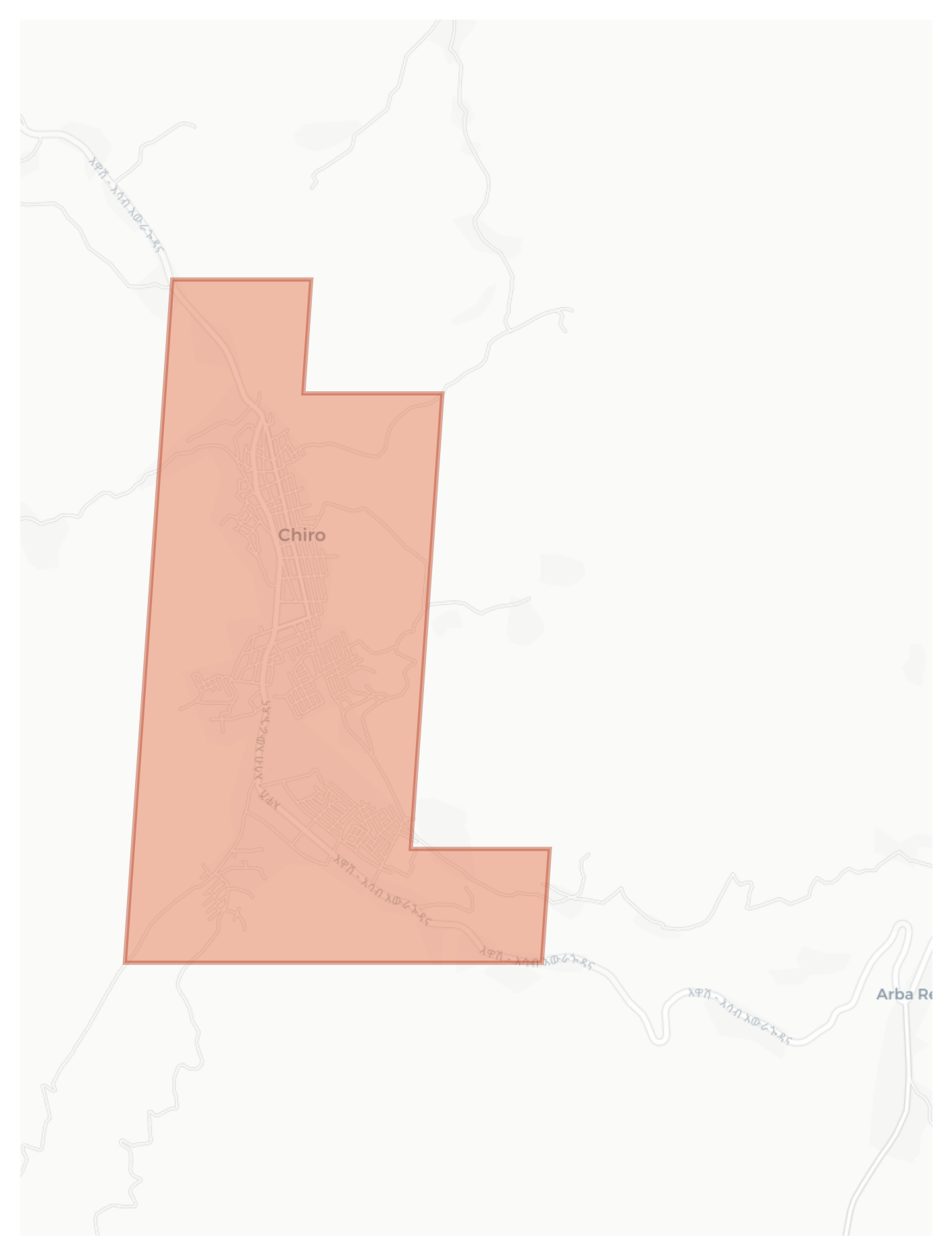 Chiro geographic map