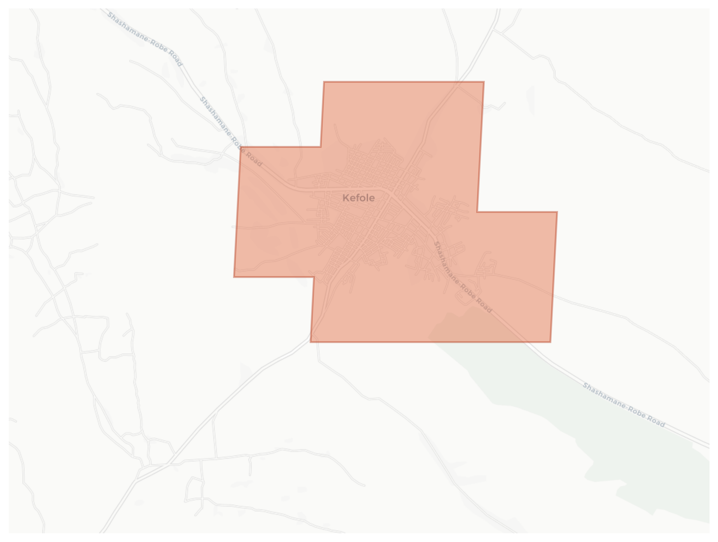 Kefole geographic map