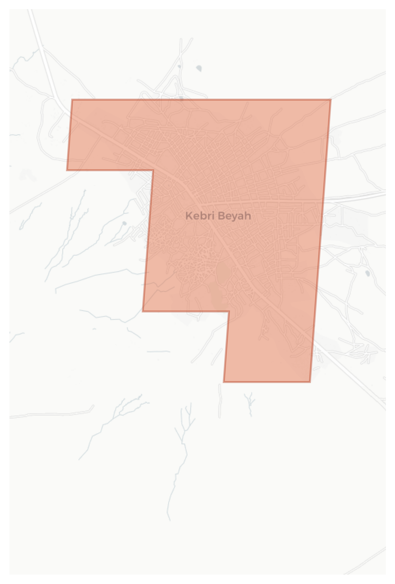 Kebri Beyah geographic map