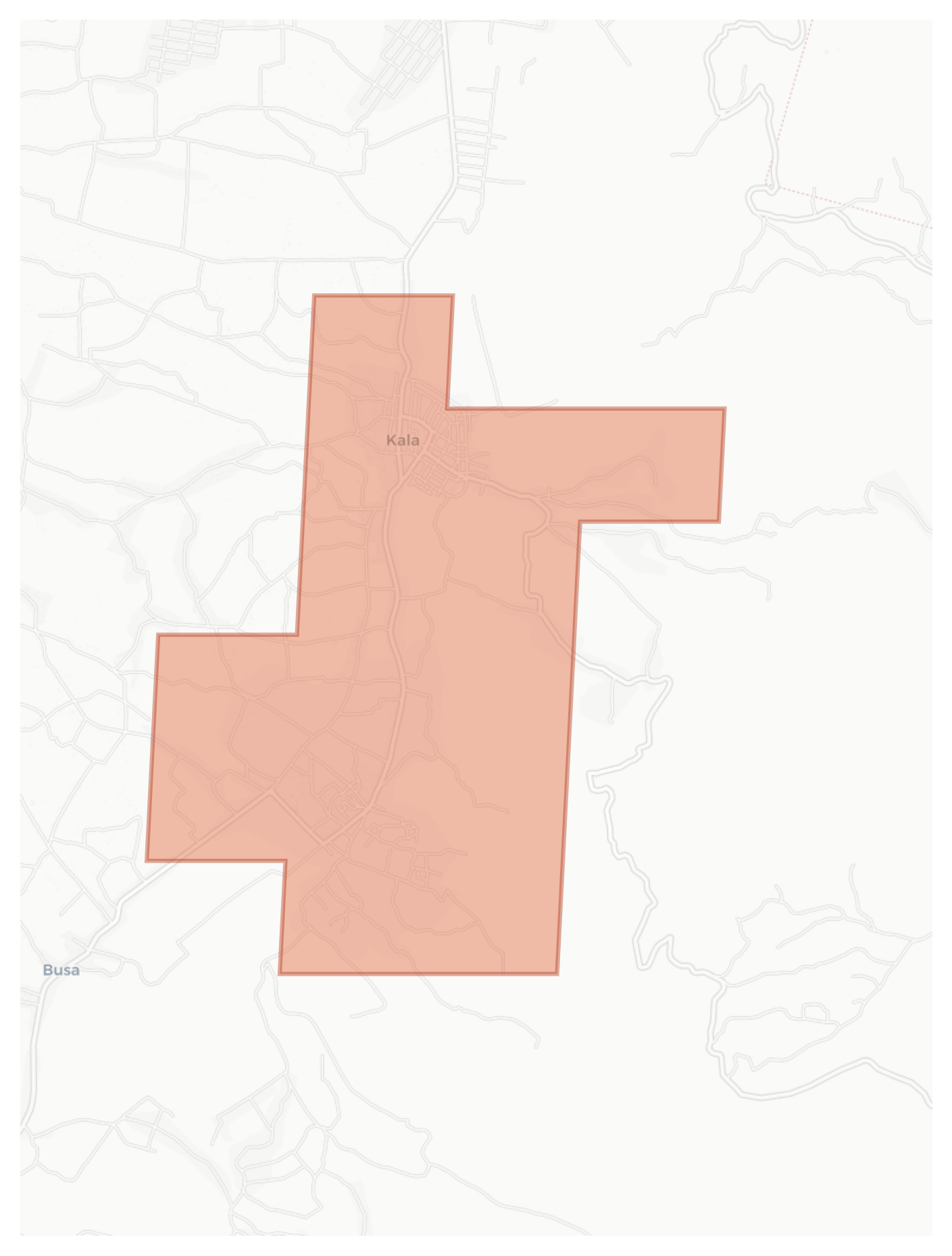Basha geographic map