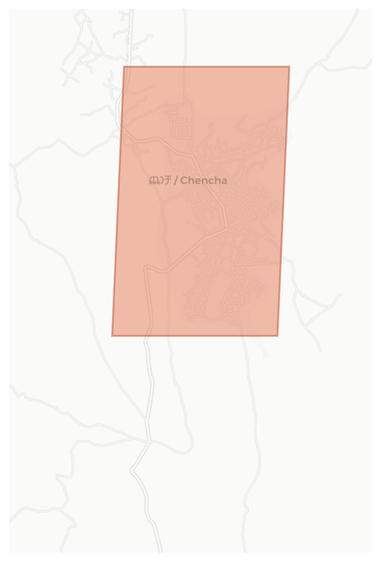 Chencha geographic map