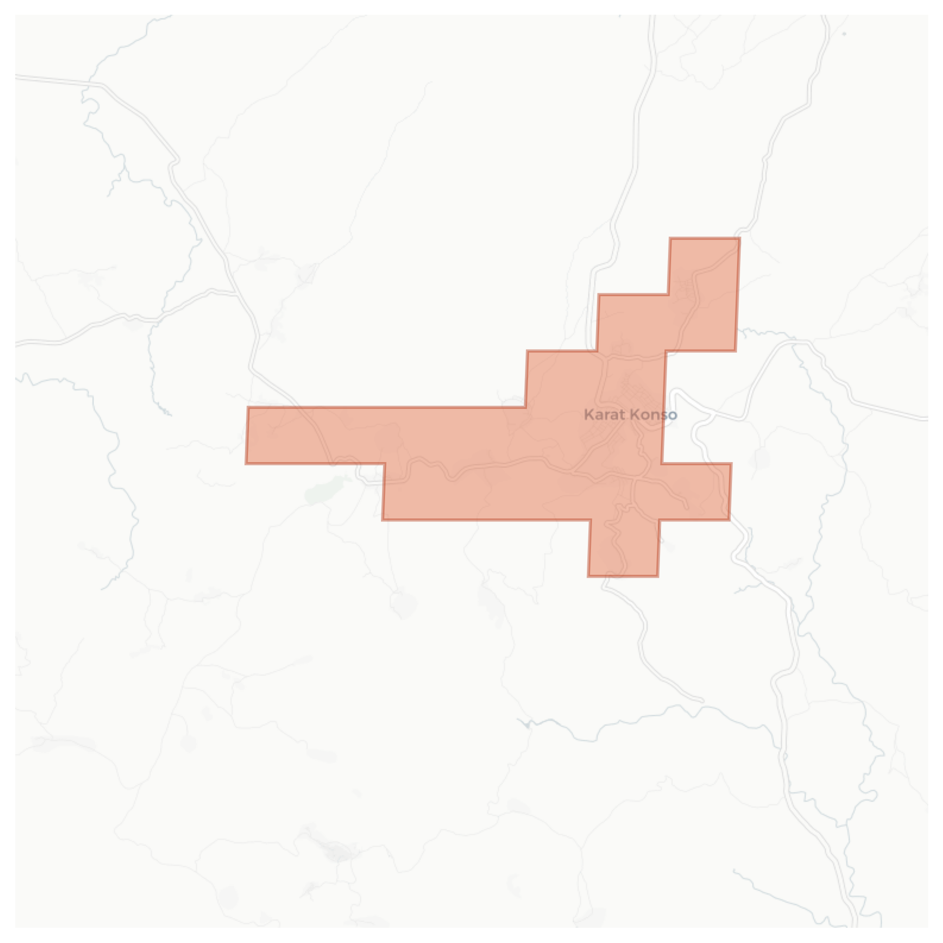 Konso geographic map