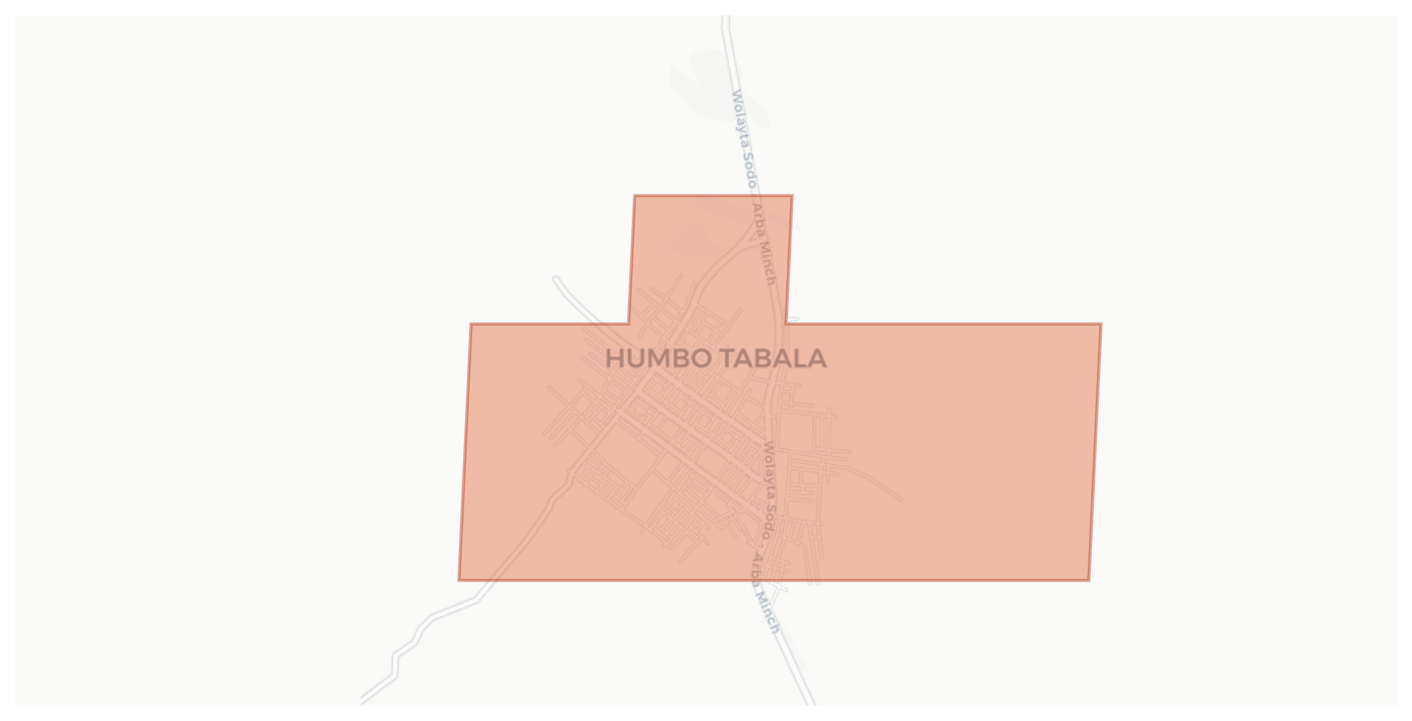 Tebela geographic map