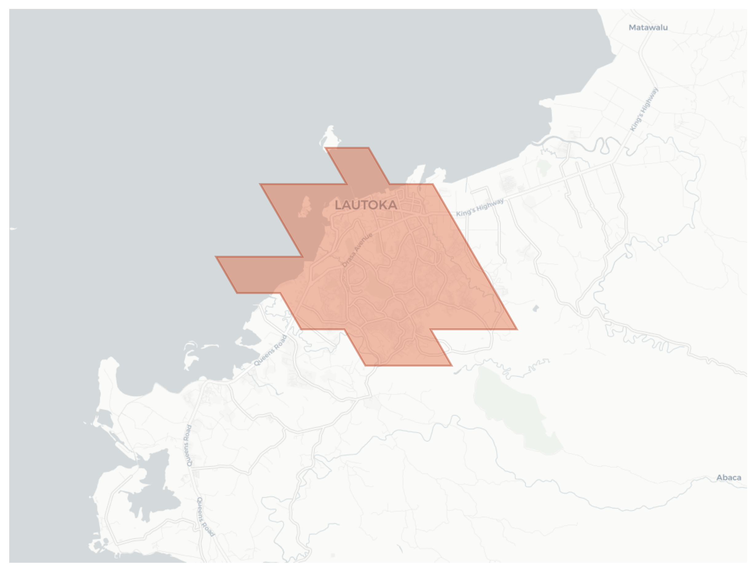 Lautoka geographic map