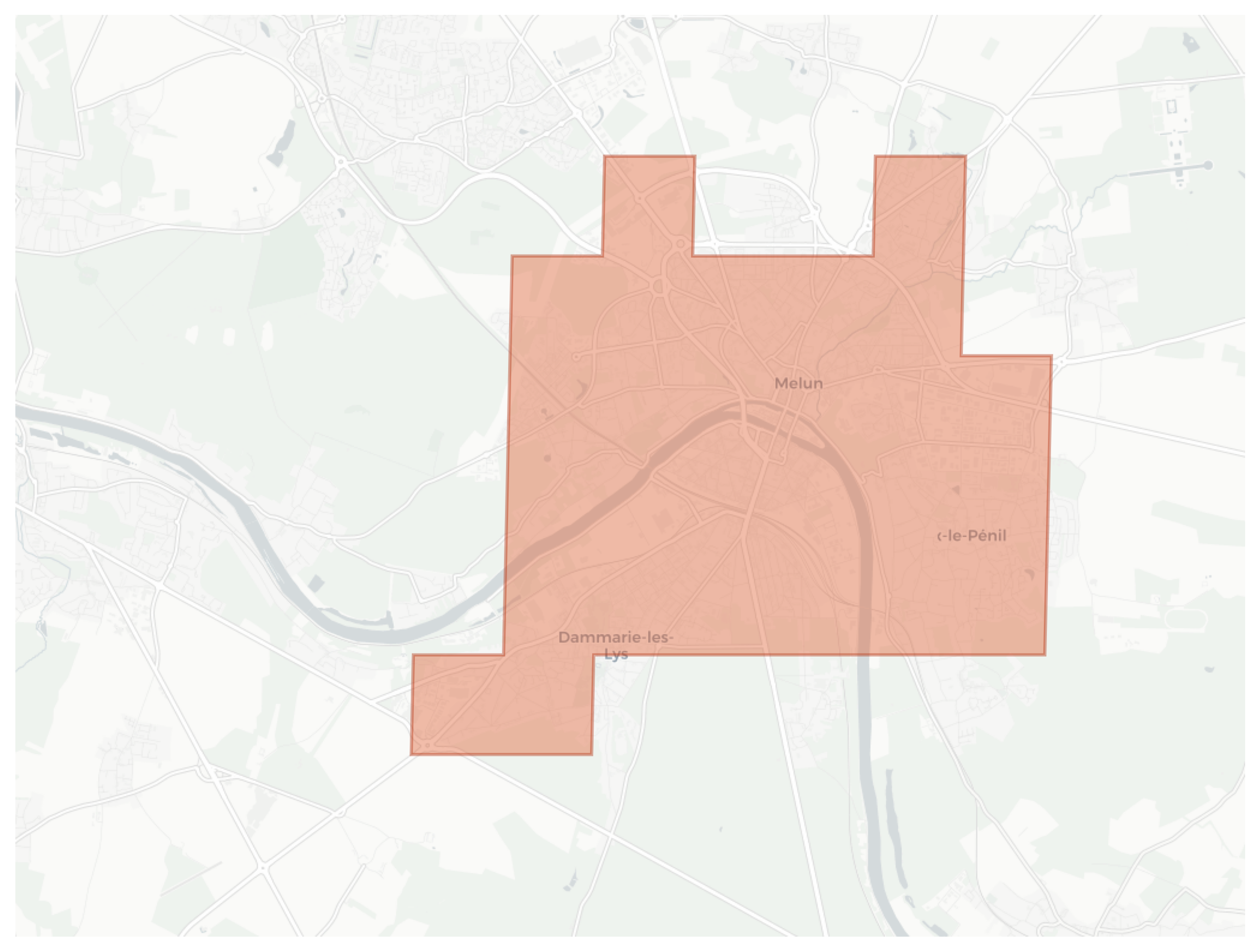 Le Mée-sur-Seine geographic map