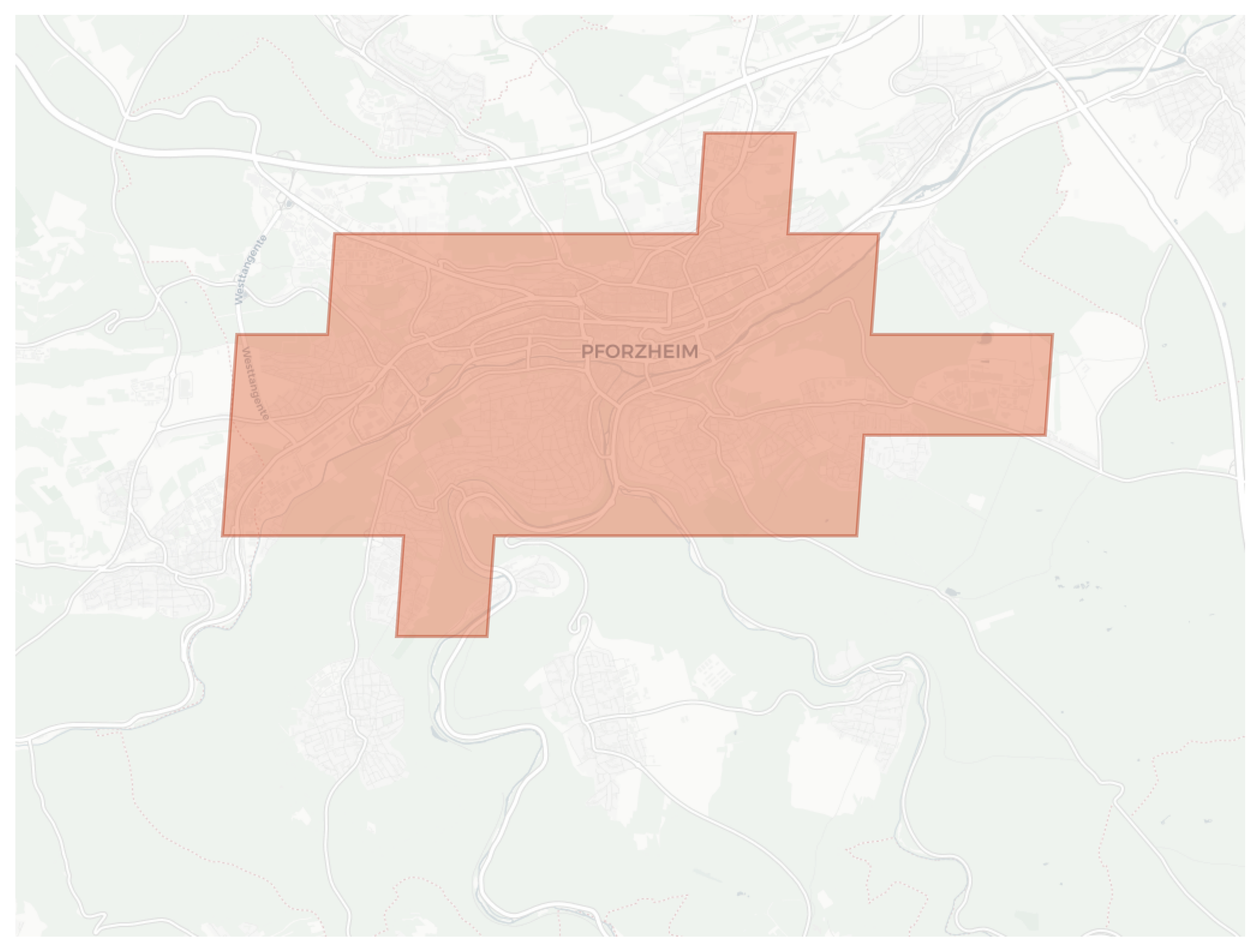 Pforzheim geographic map