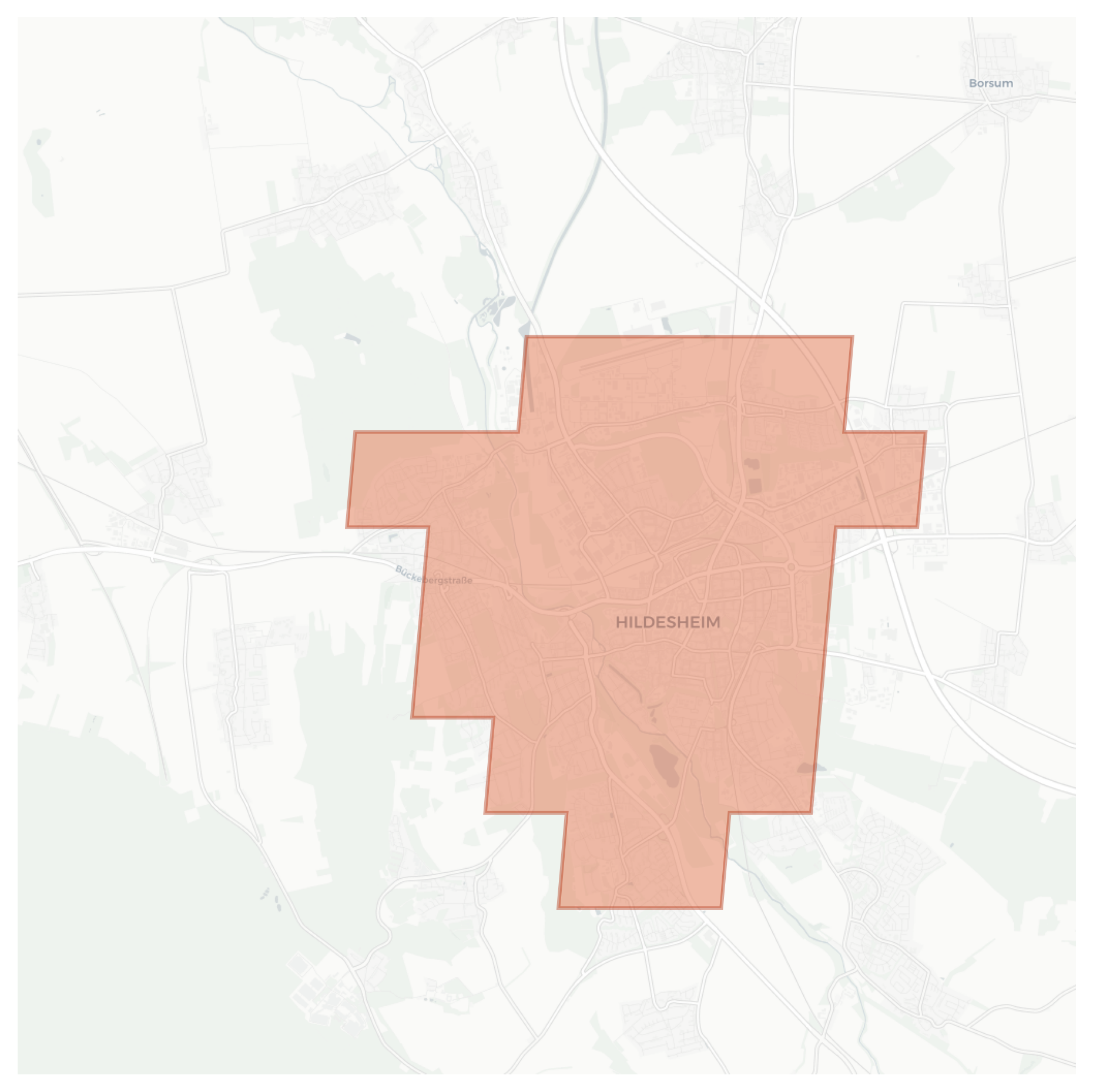 Hildesheim geographic map