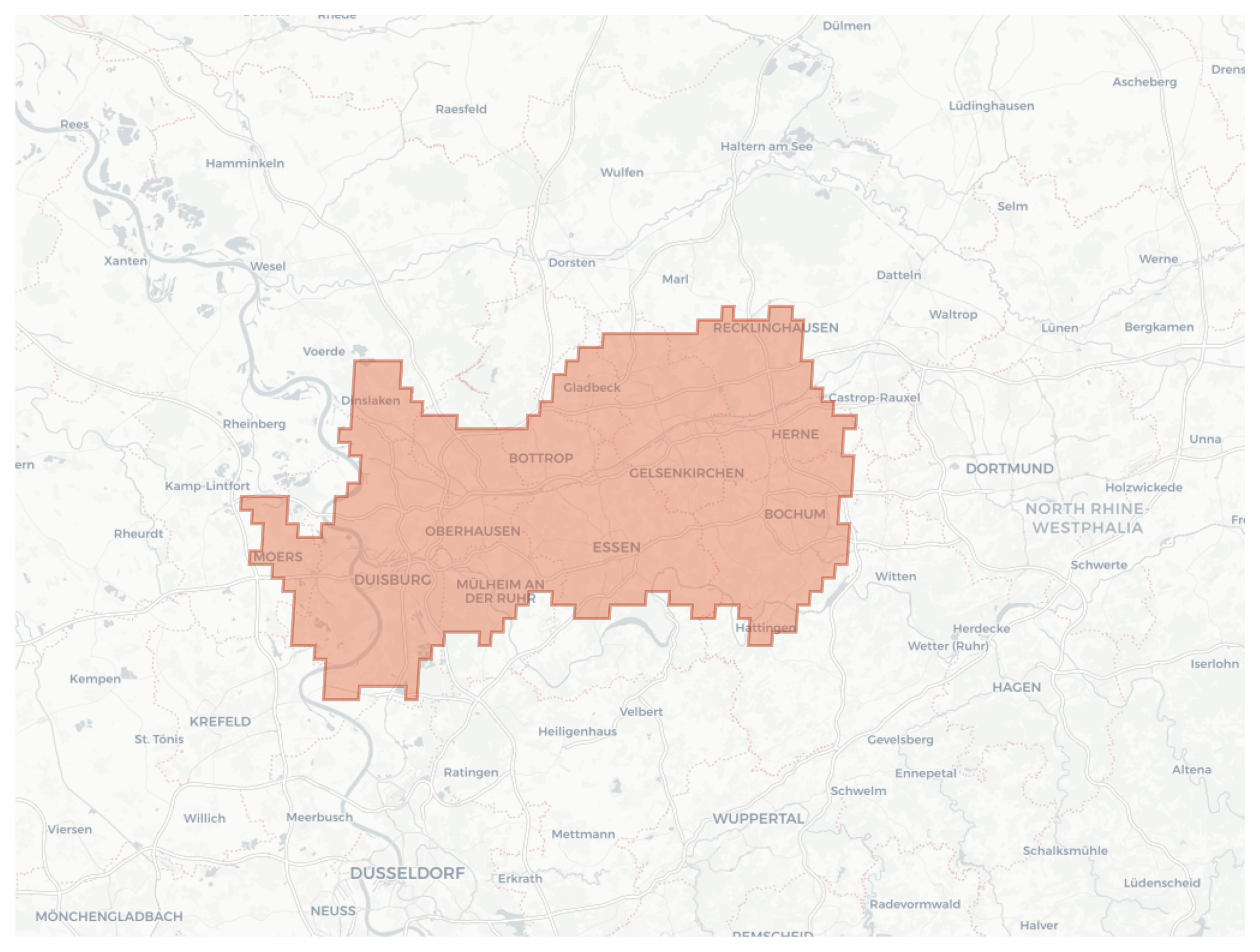 Essen geographic map